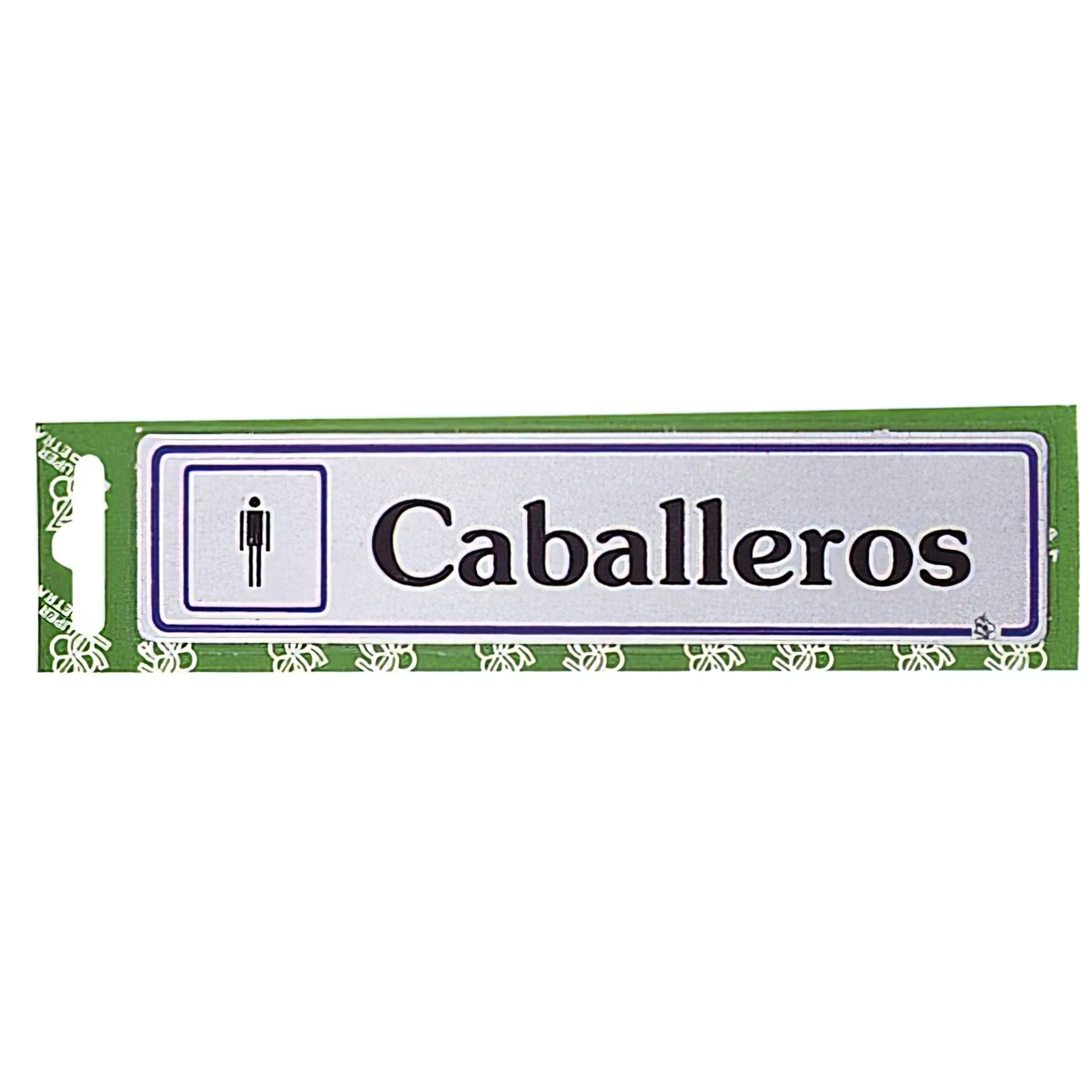 ROTULO "CABALLEROS"