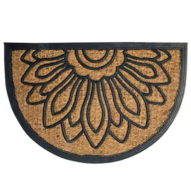 FELPUDO FIBRA COCO Y GOMA 1/2 LUNA 