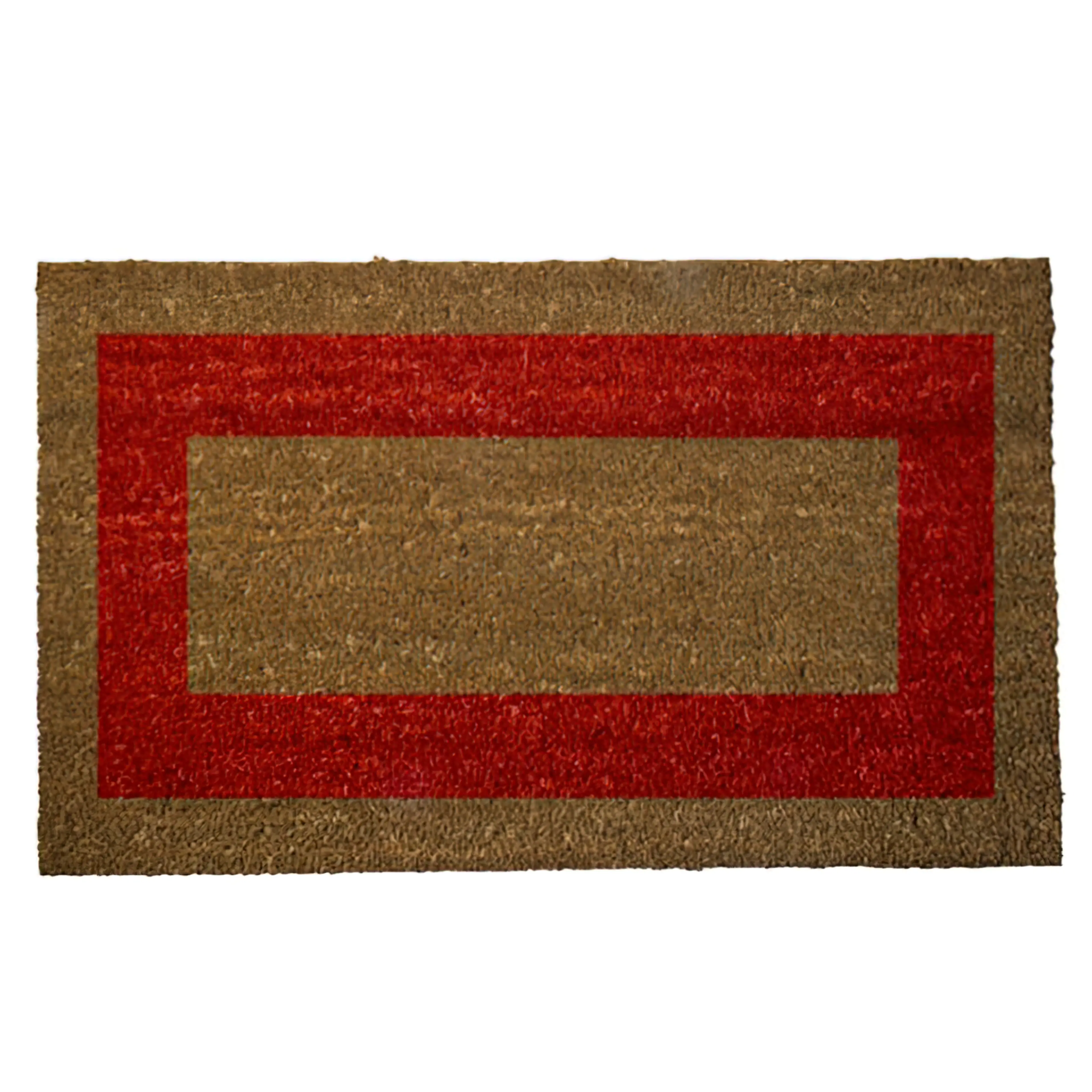 FELPUDO FIBRA COCO RAYA ROJA 40X60 