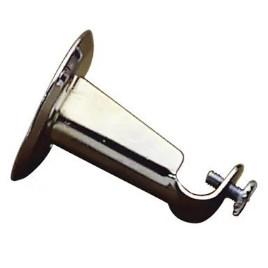 SOPORTE BARRA 12 MM.Ø CROMO FRONTAL