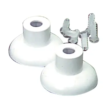 JUEGO SOPORTES BAÑO PLASTICO BLANCO