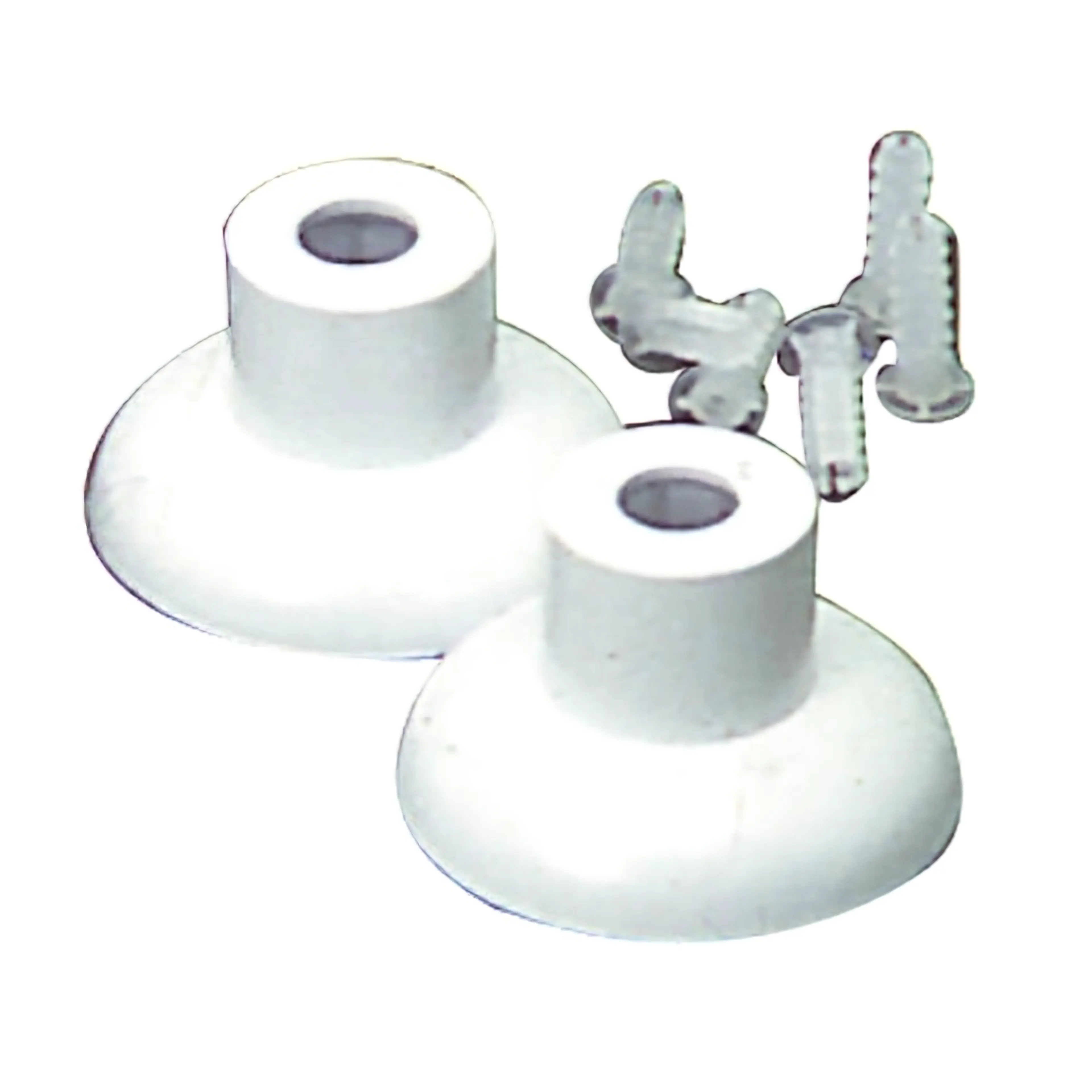 JUEGO SOPORTES BAÑO PLASTICO BLANCO