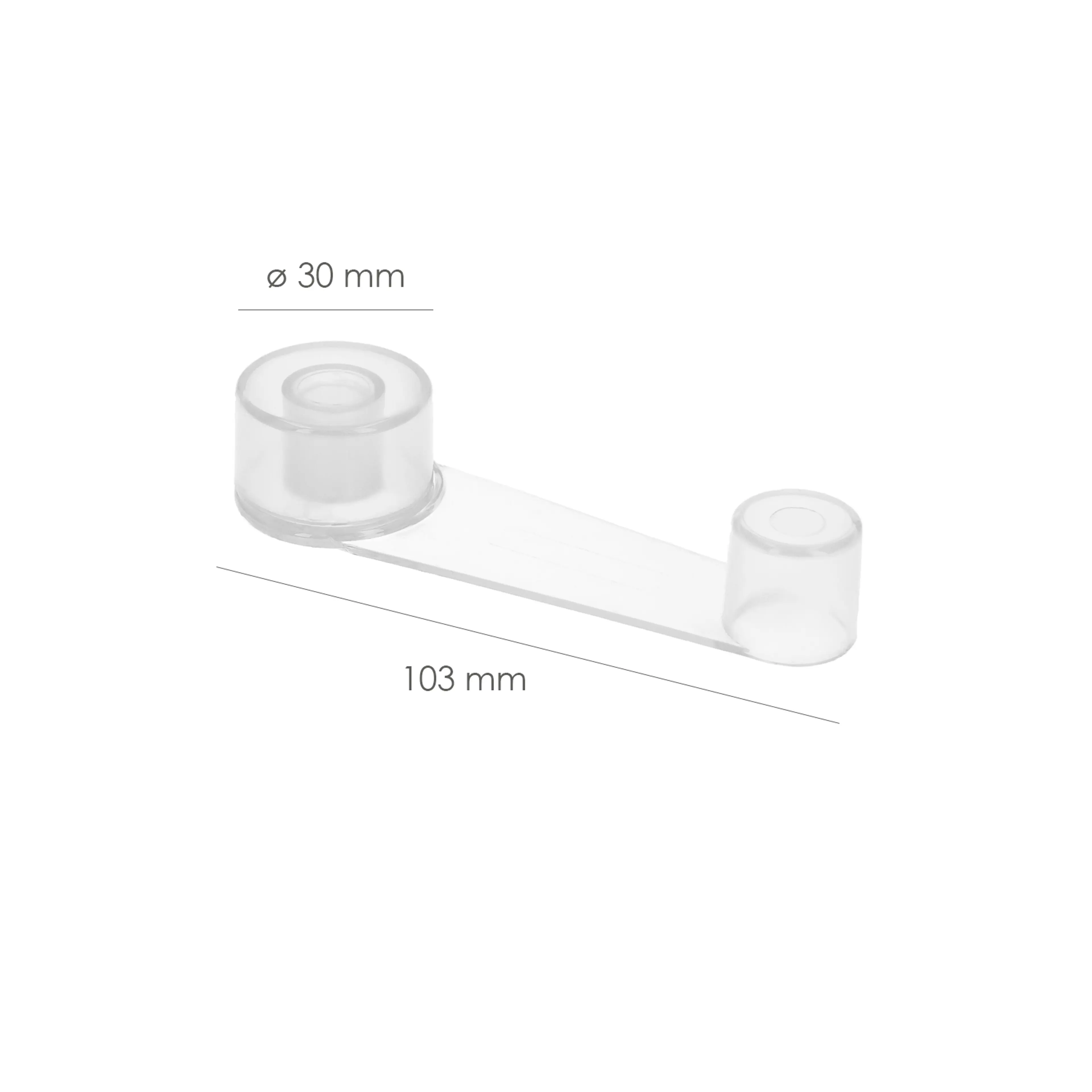 TOPE PUERTA ADHESIVO CON RETENEDOR 