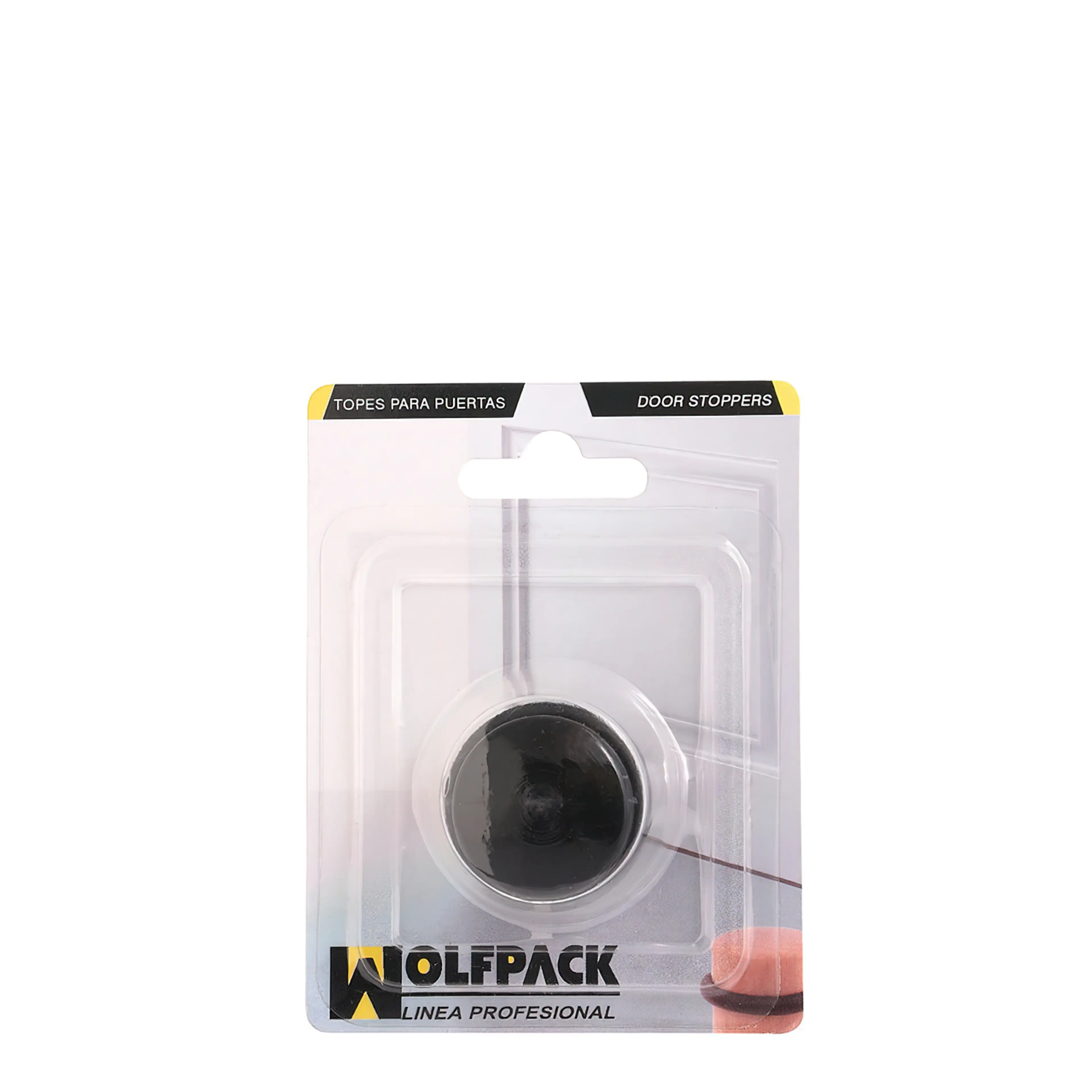 TOPE PUERTA ADHESIVO MADERA REDONDO