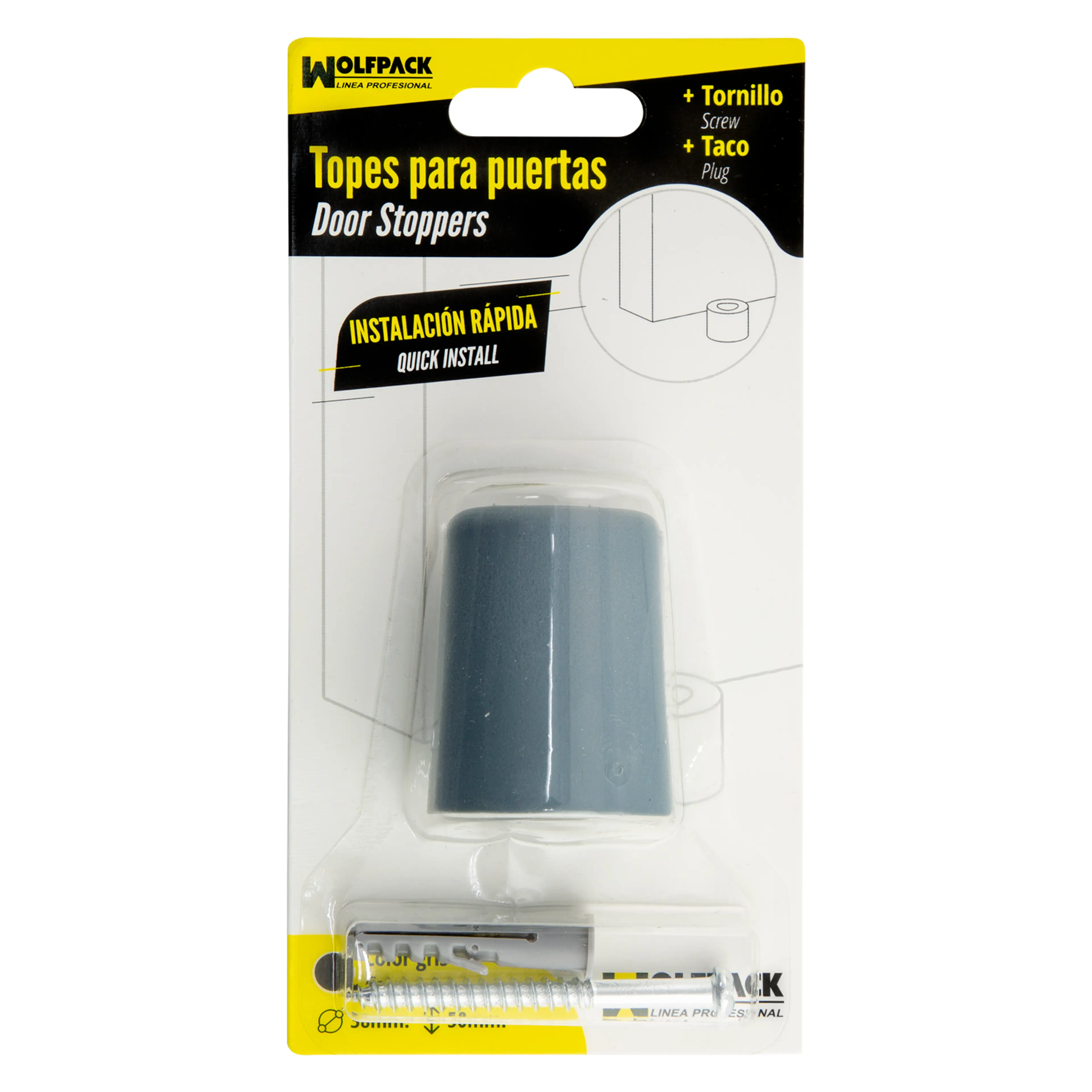 TOPE GRANDE PARA PUERTA AMORTIGUACI