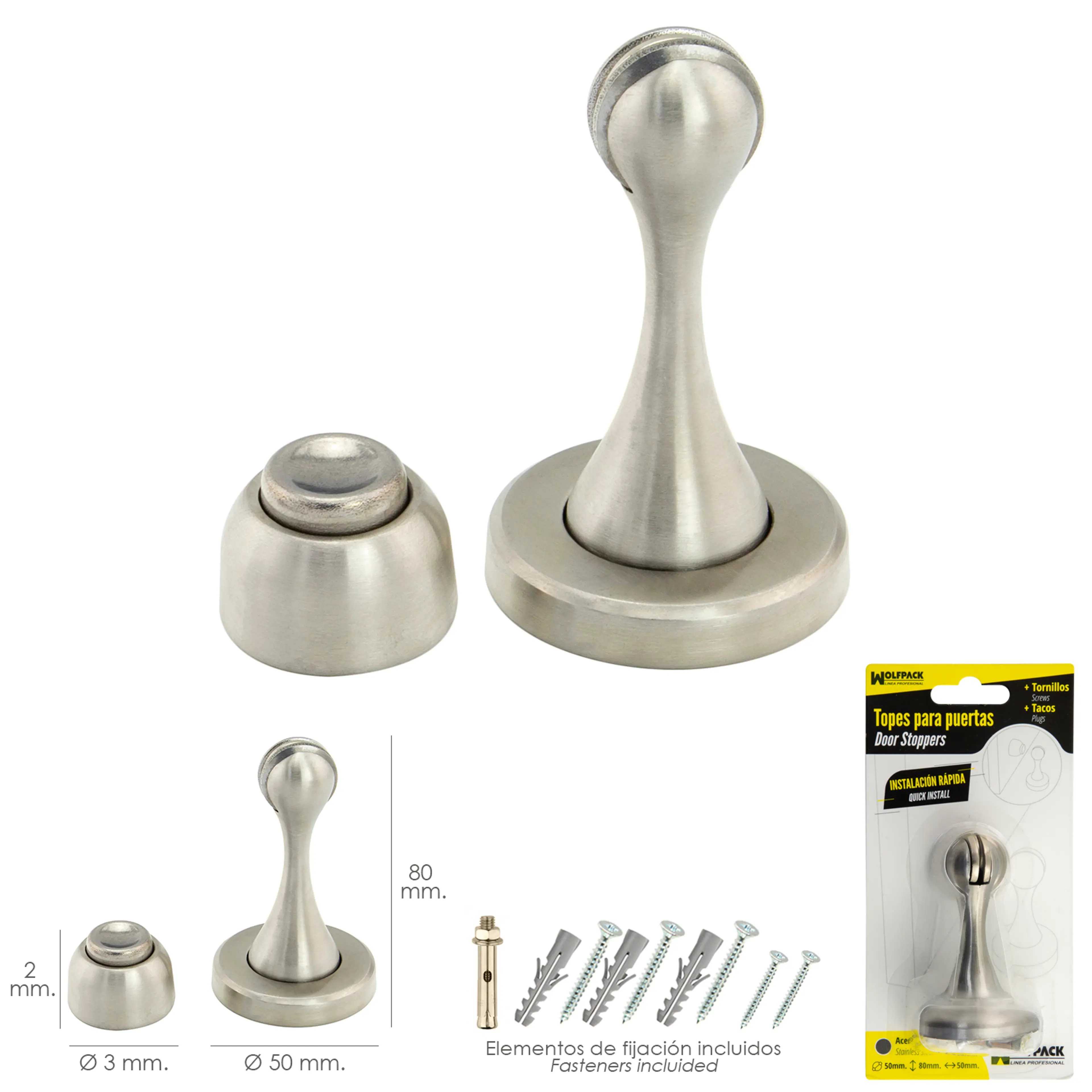 TOPE PUERTA RETENEDOR MAGNETICO EXT