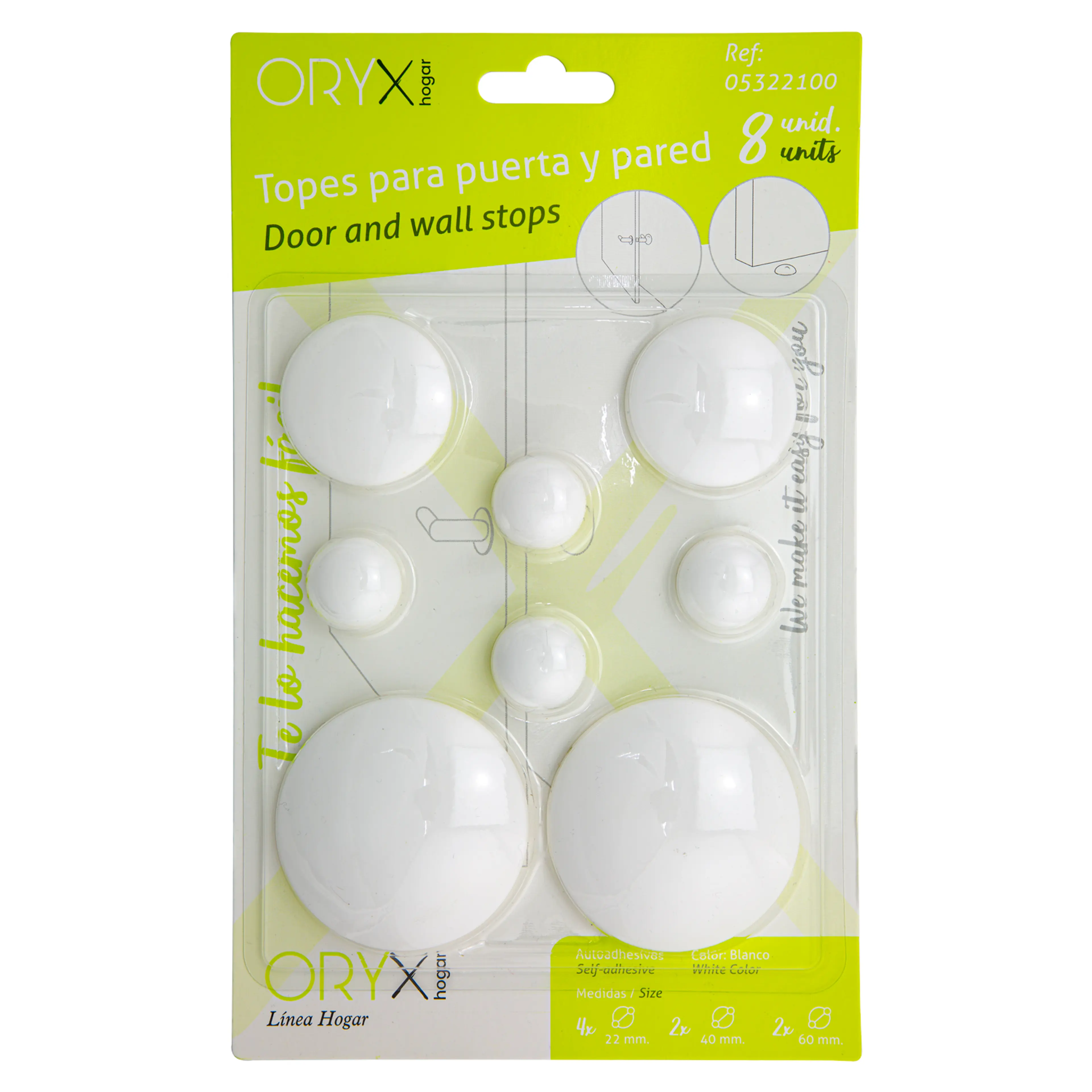 TOPES ADHESIVOS PARA PAREDES / PUER