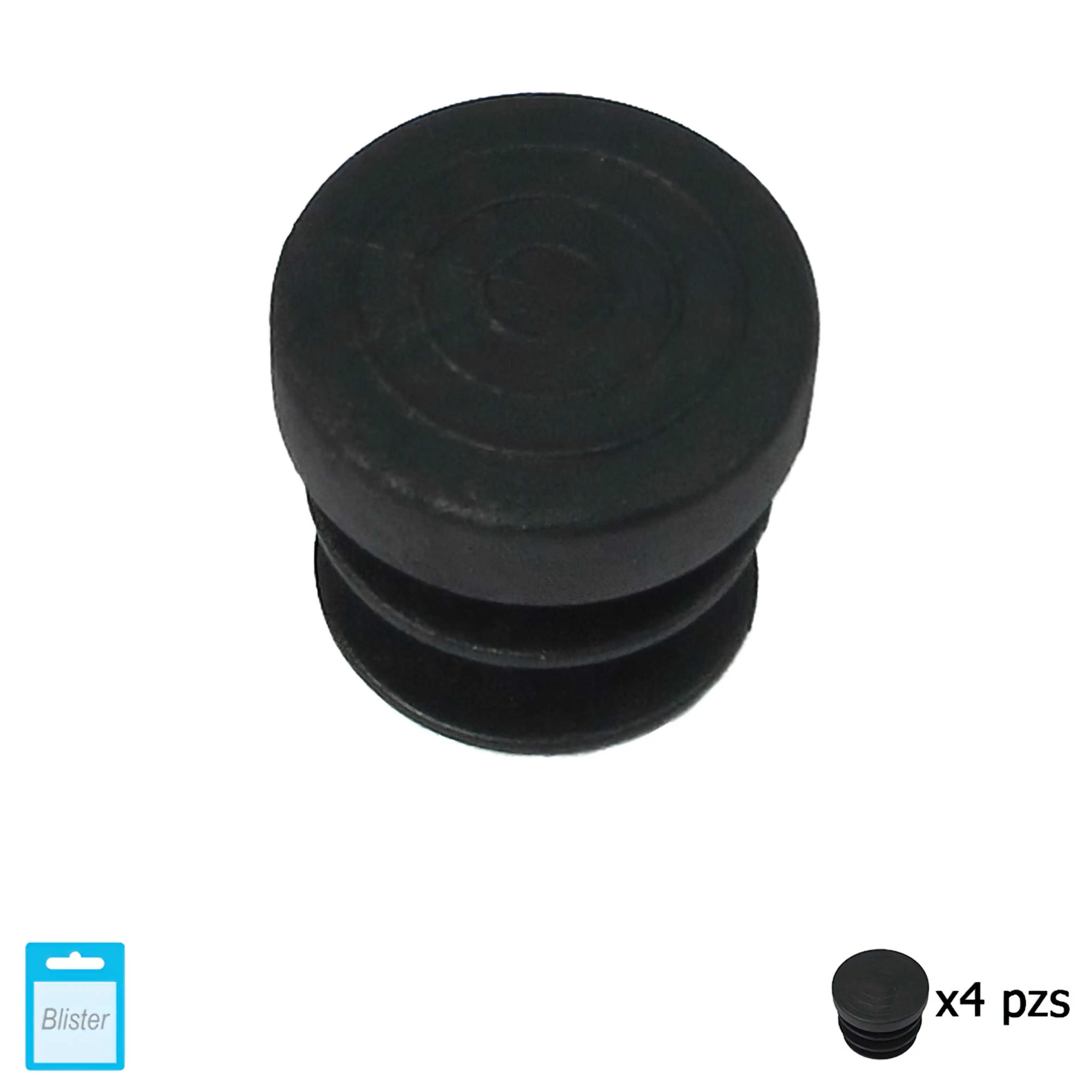 CONTERA REDONDA INTERIOR NEGRA 16MM