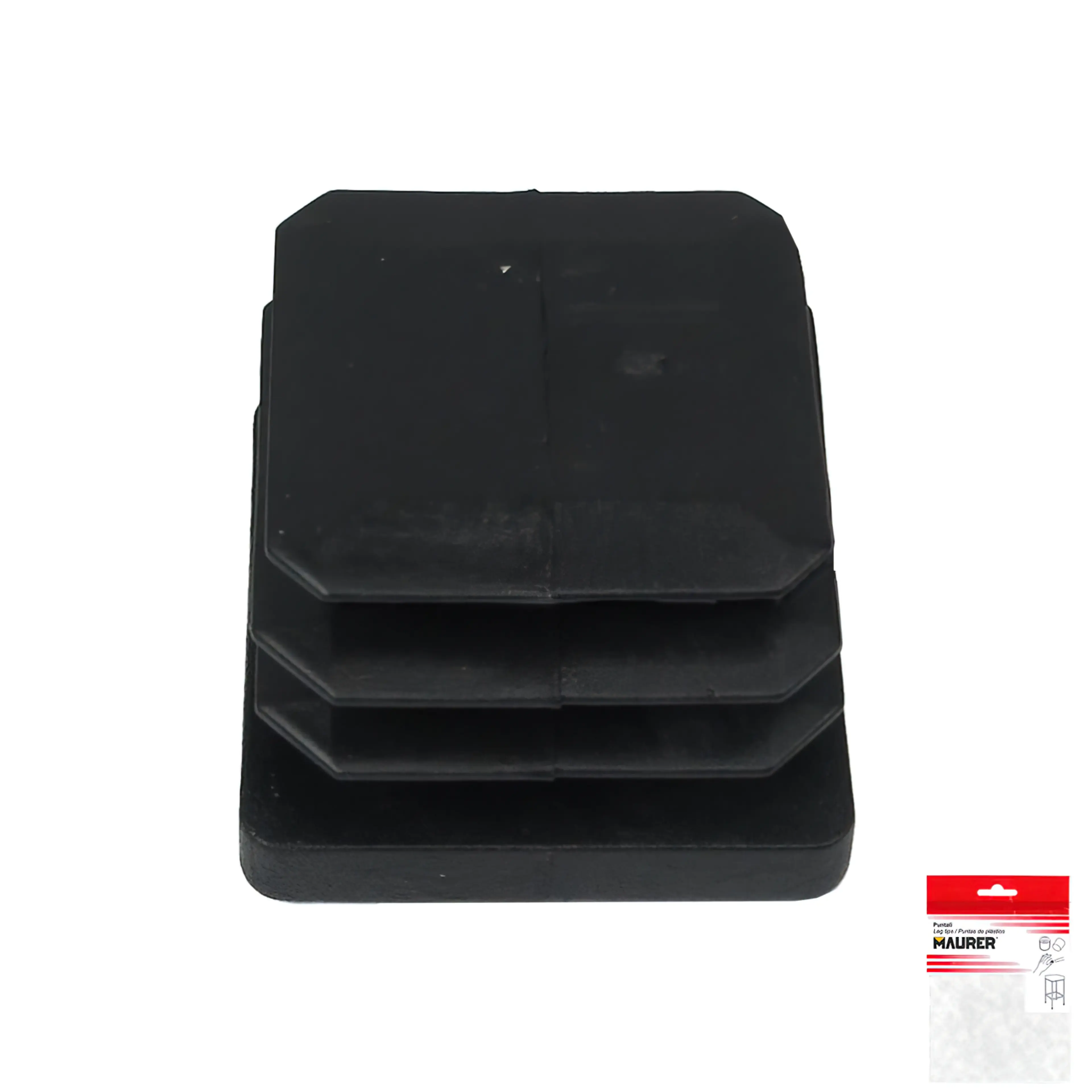 CONTERA CUADRADA INTERIOR NEGRA 30X