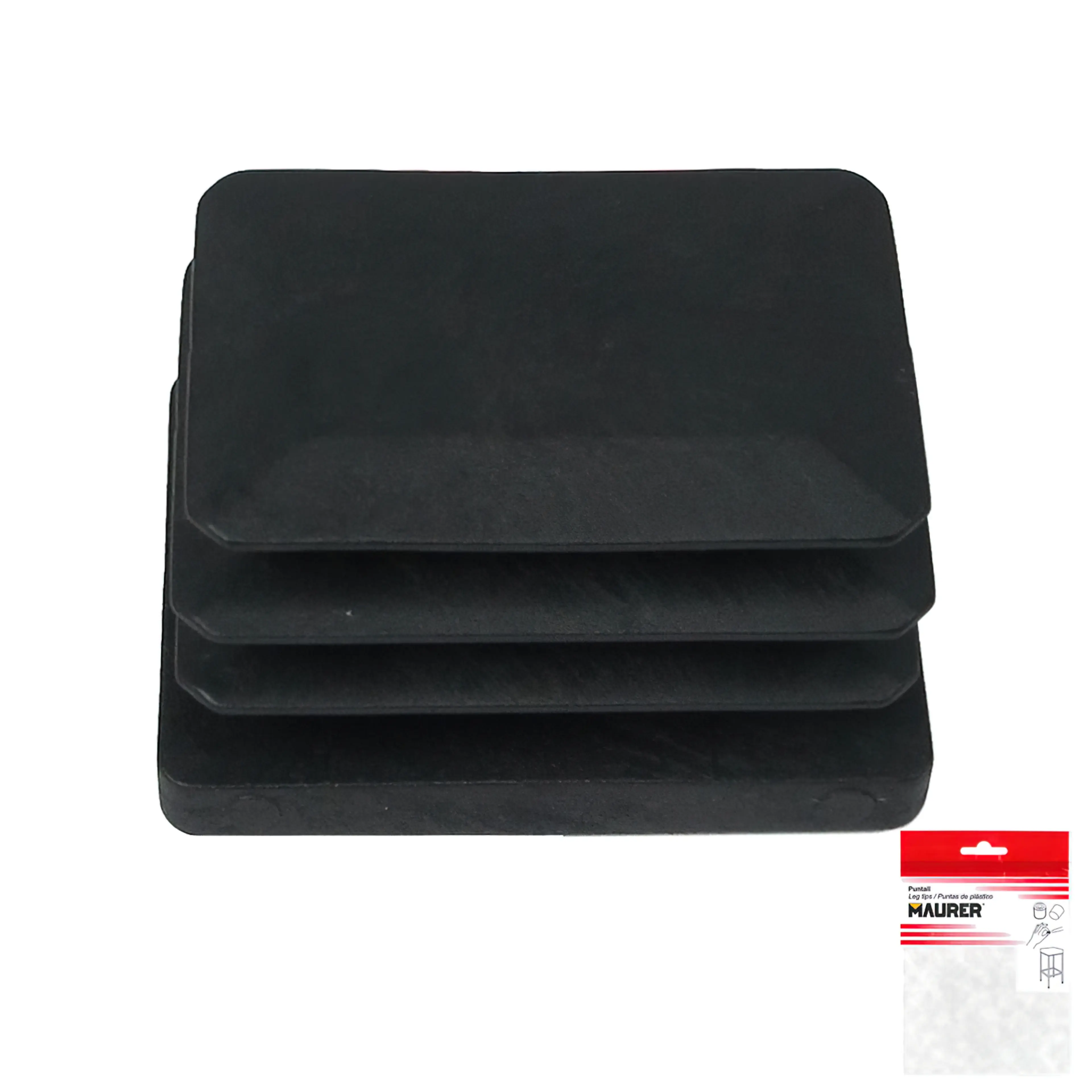 CONTERA RECTANGULAR NEGRA 25X35MM. 