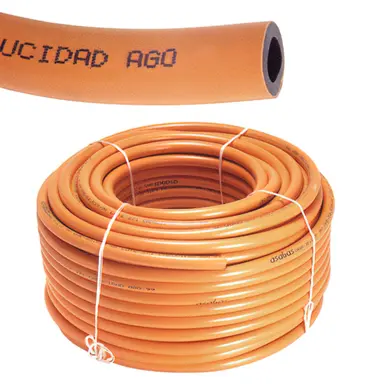 TUBO BUTANO COLOR NARANJA  9X15  RO