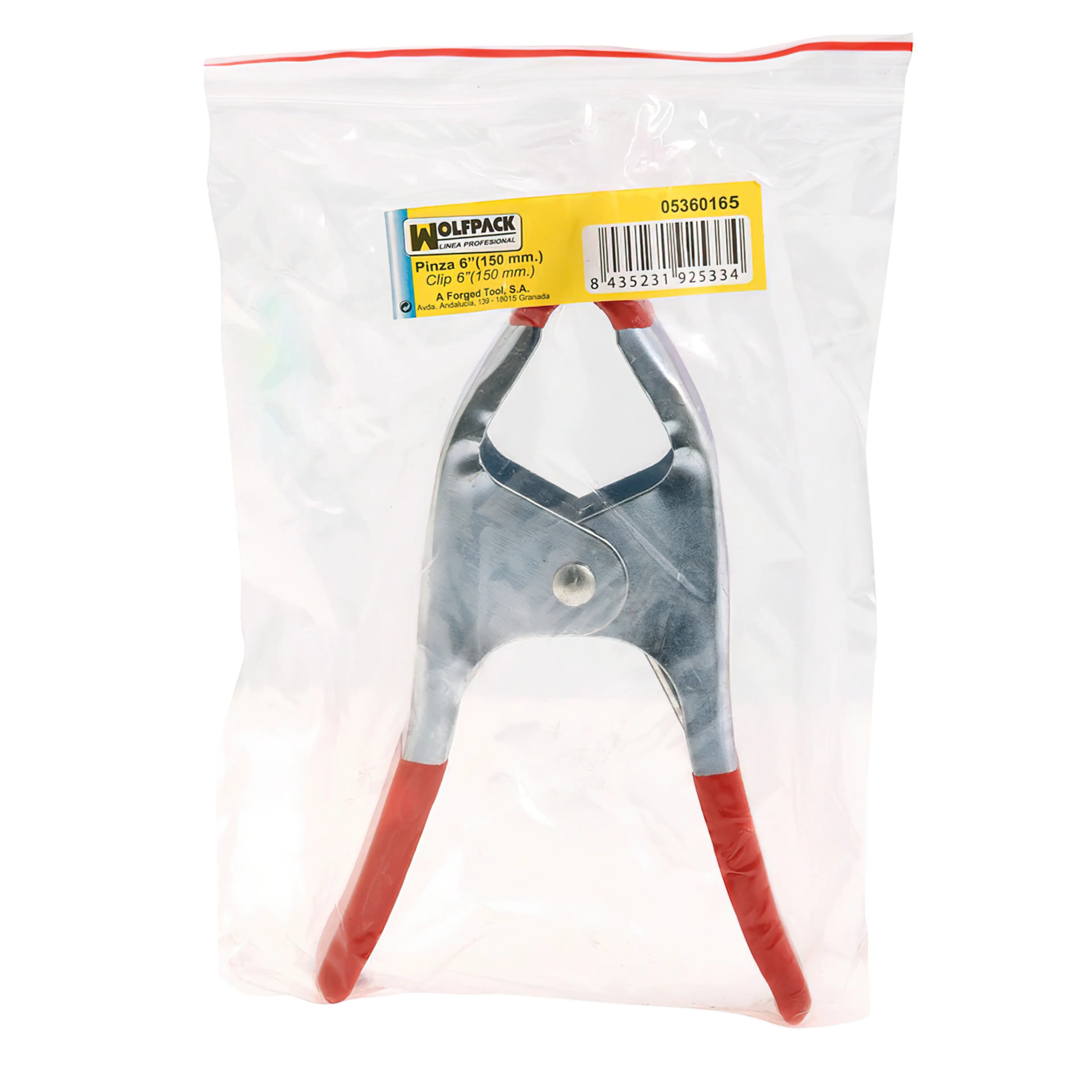 PINZA SUJECION DE ACERO 150MM