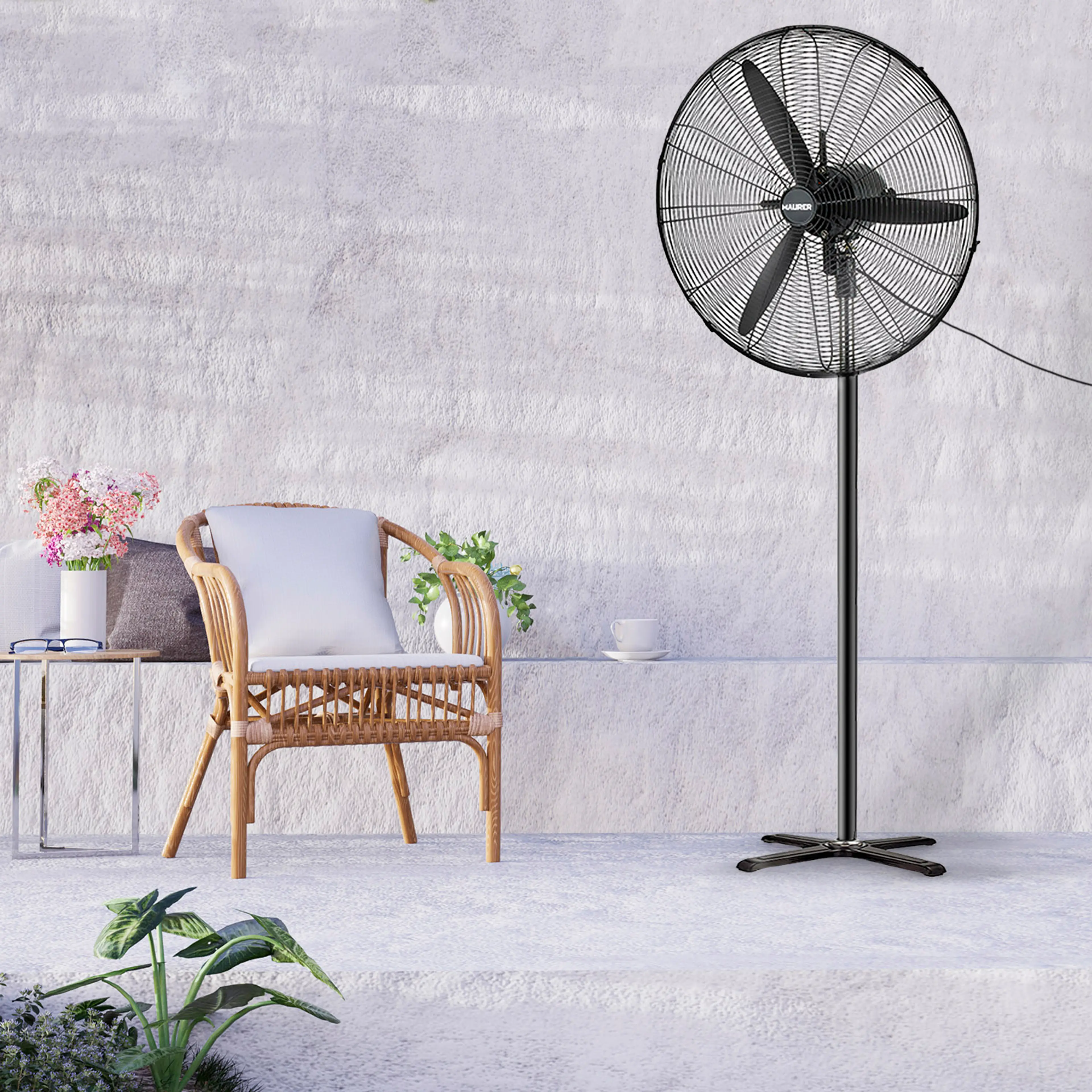 VENTILADOR PIE Ø 65 X200 CM. COLOR 