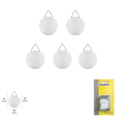 CUELGA CUADROS TELA (BLISTER 5 PIEZ