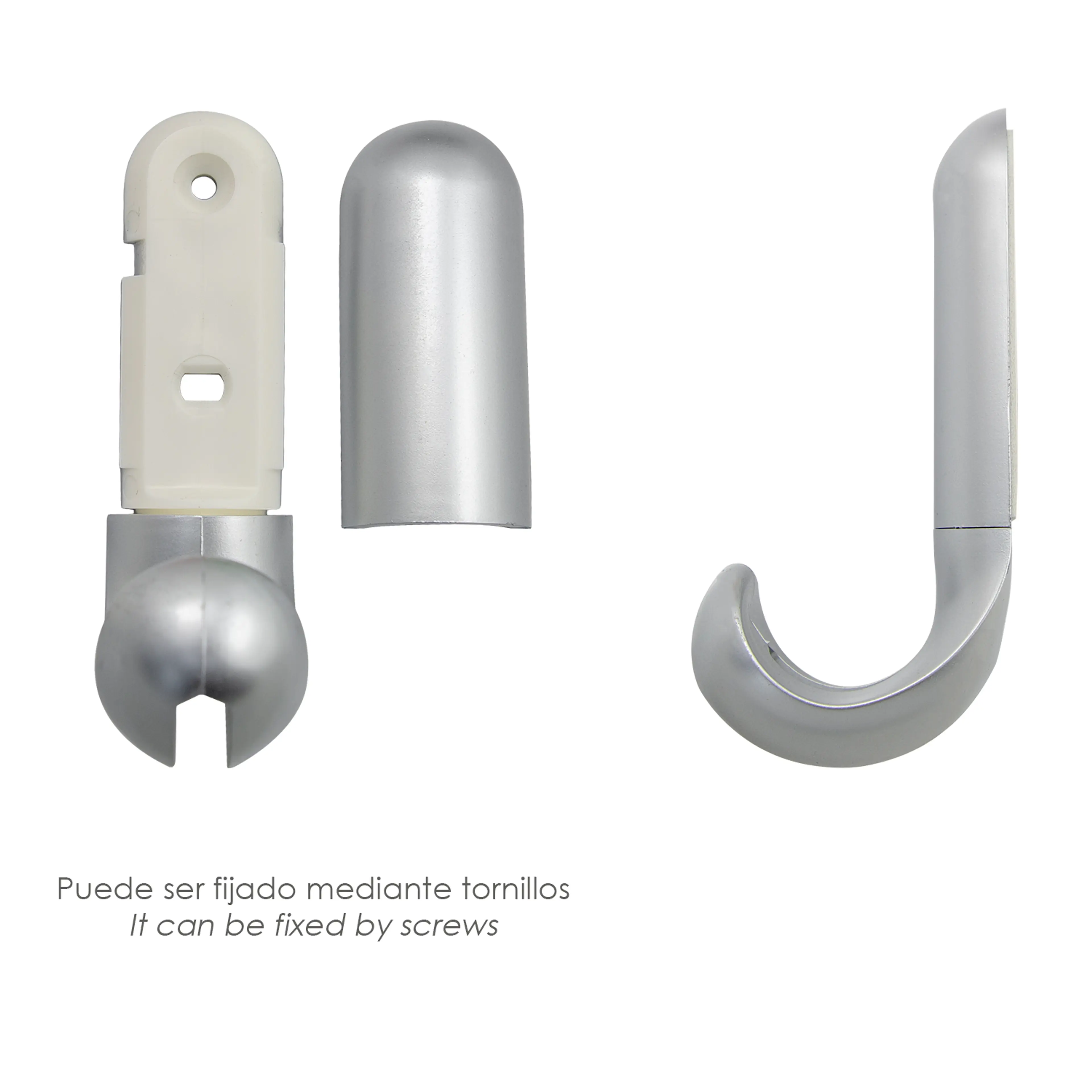 COLGADOR ADHESIVO / ATORNILLABLE PL