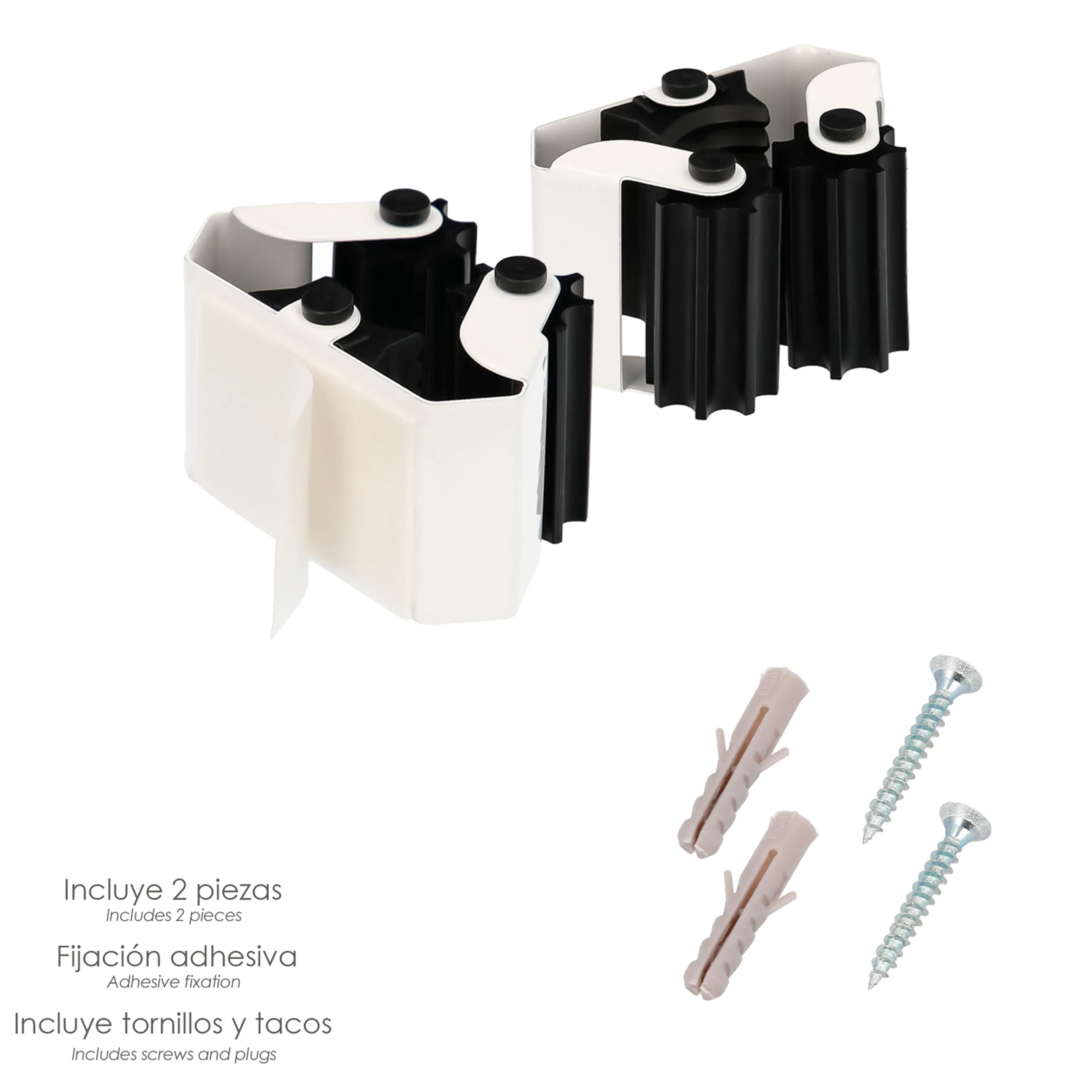 COLGADOR ADHESIVO / ATORNILLABLE ES