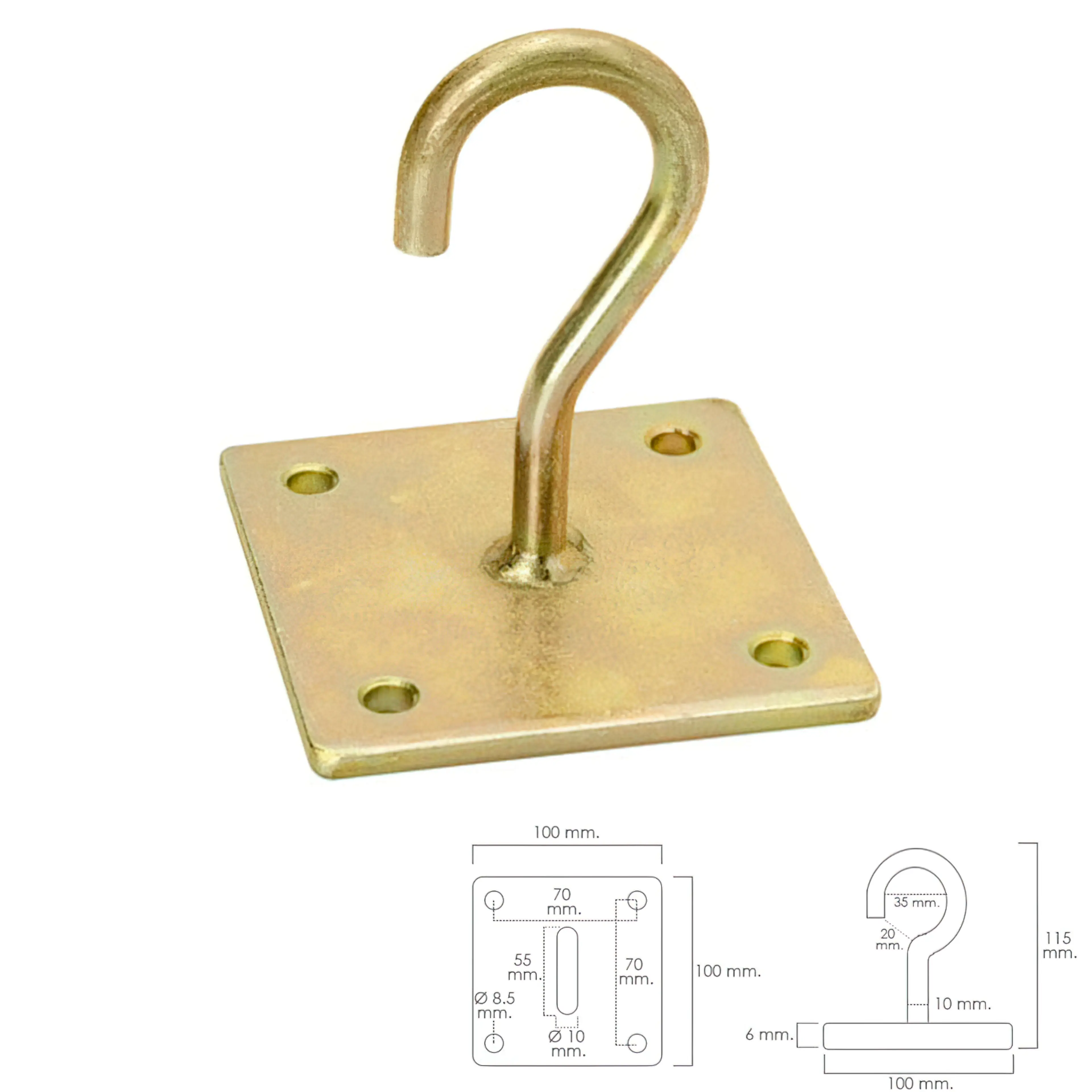 GANCHO WOLFPACK CON PLETINA MULTIUS