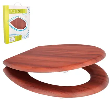 TAPA WC  MADERA NOGAL