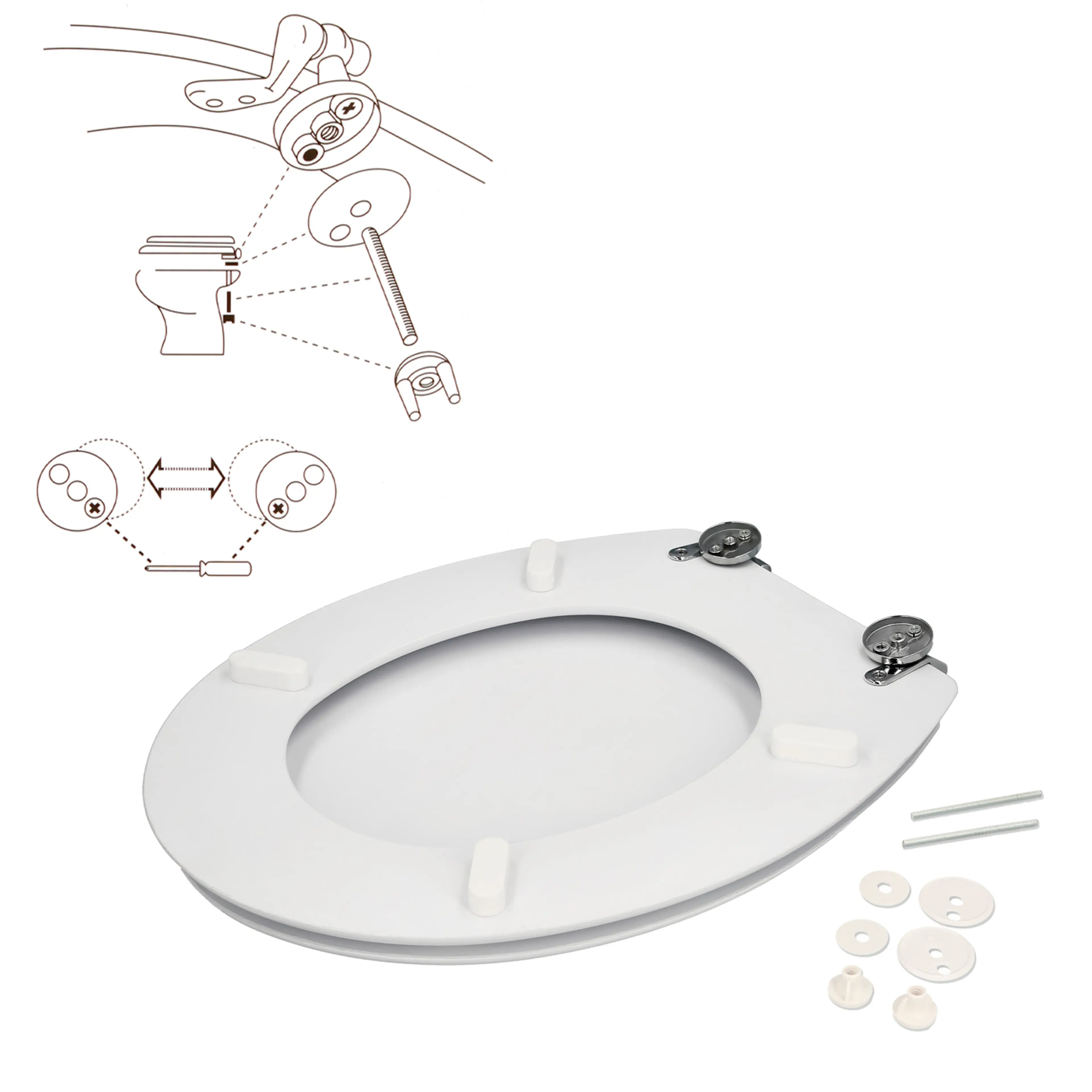 TAPA WC  BLANCO DELUXE