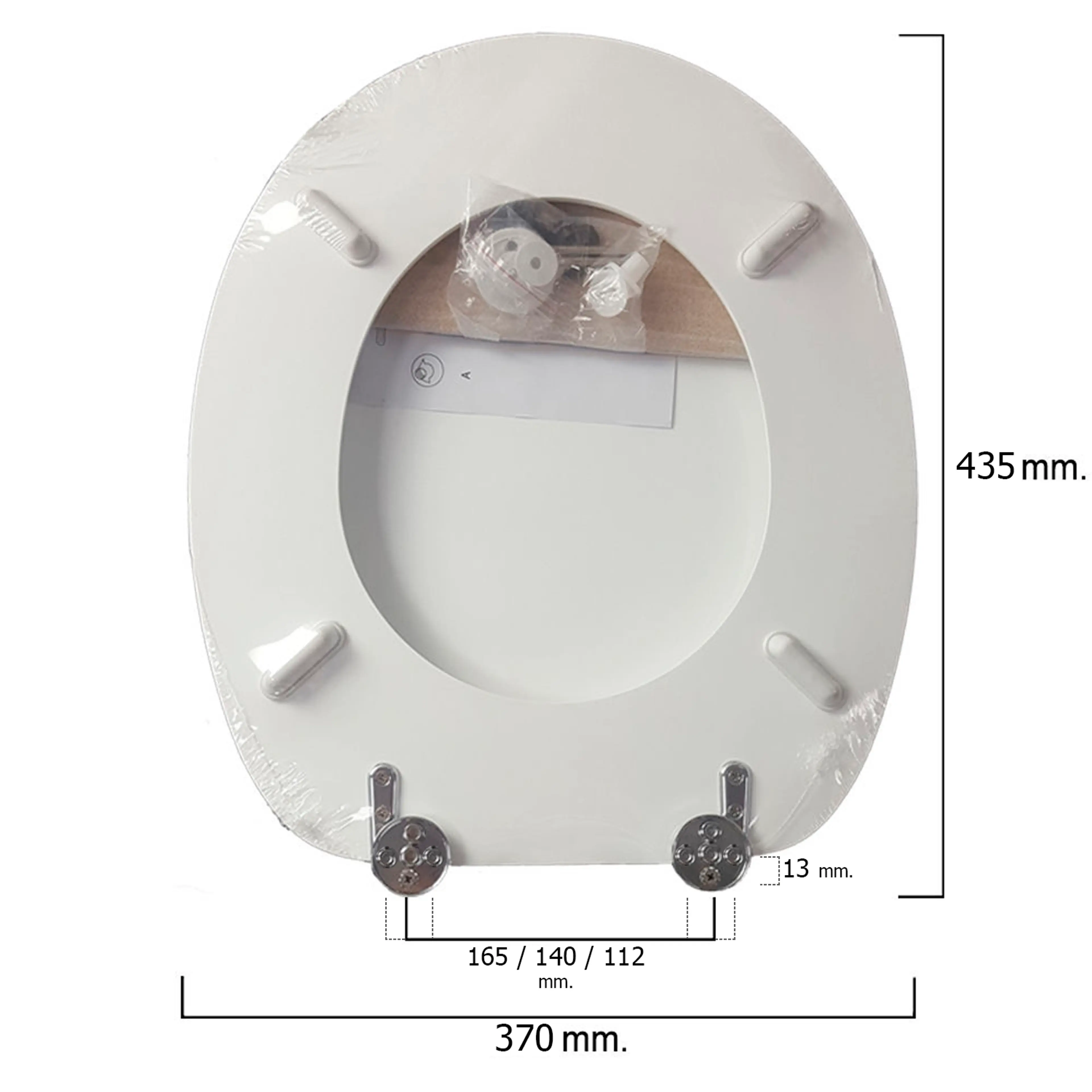 TAPA WC  BLANCO CAIDA AMORTIGUADA