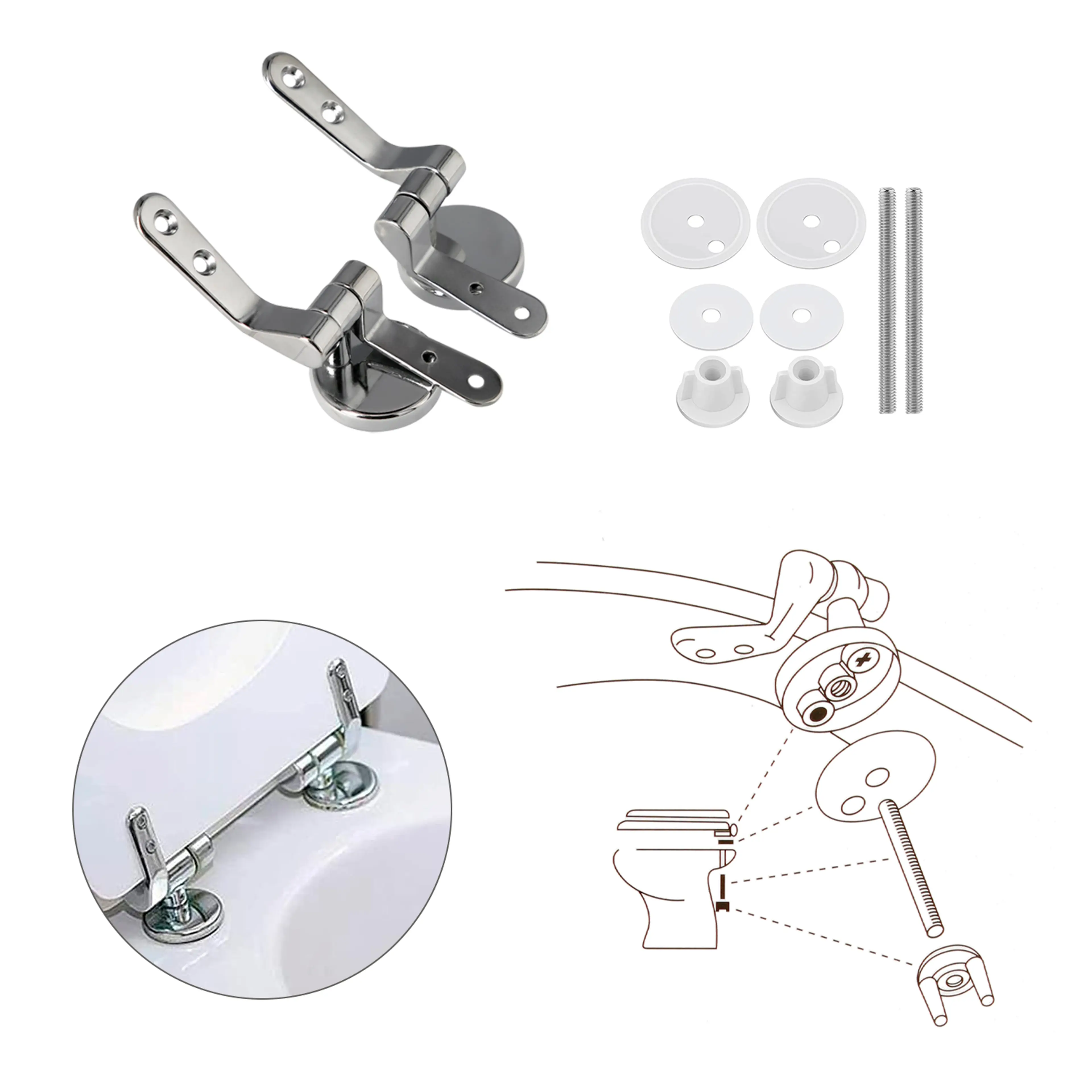 KIT BISAGRA ASIENTO WC