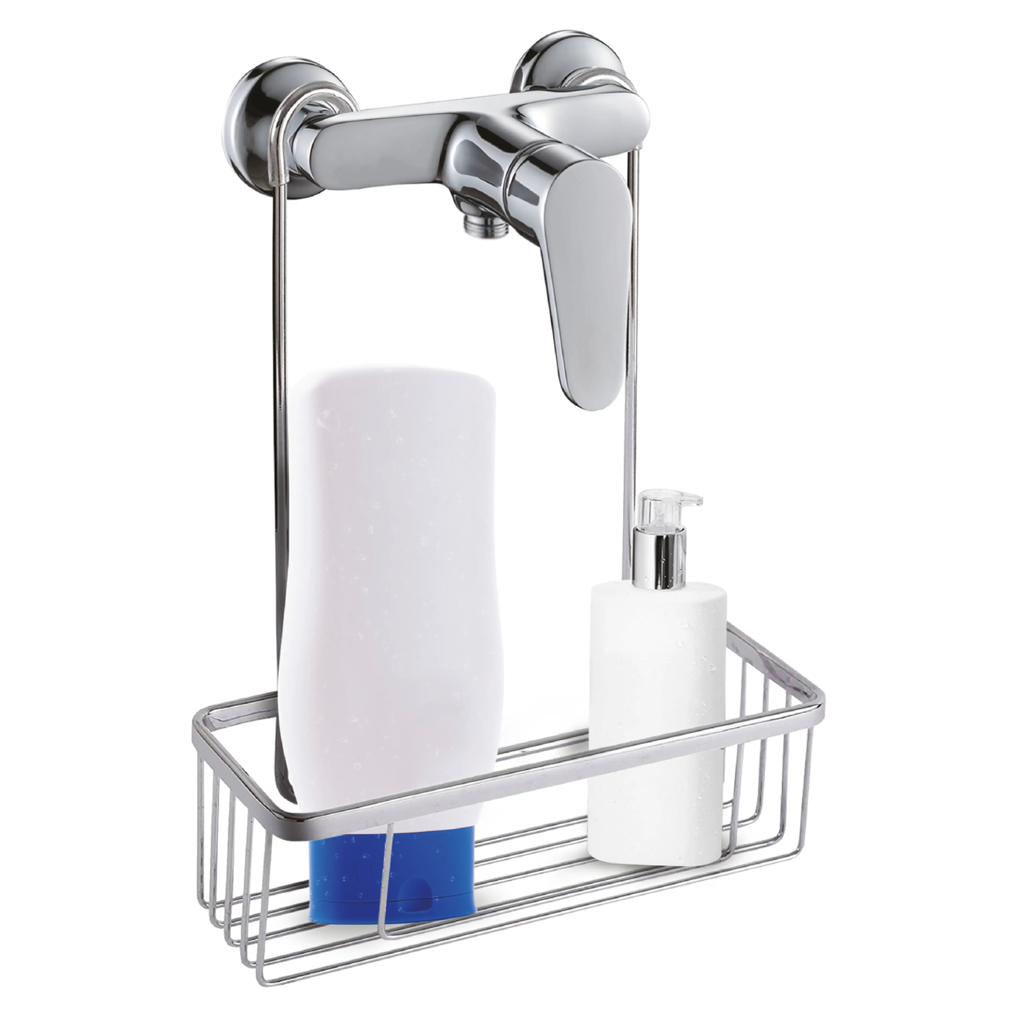 CESTILLO DE BAÑO DE ACERO INOXIDABL