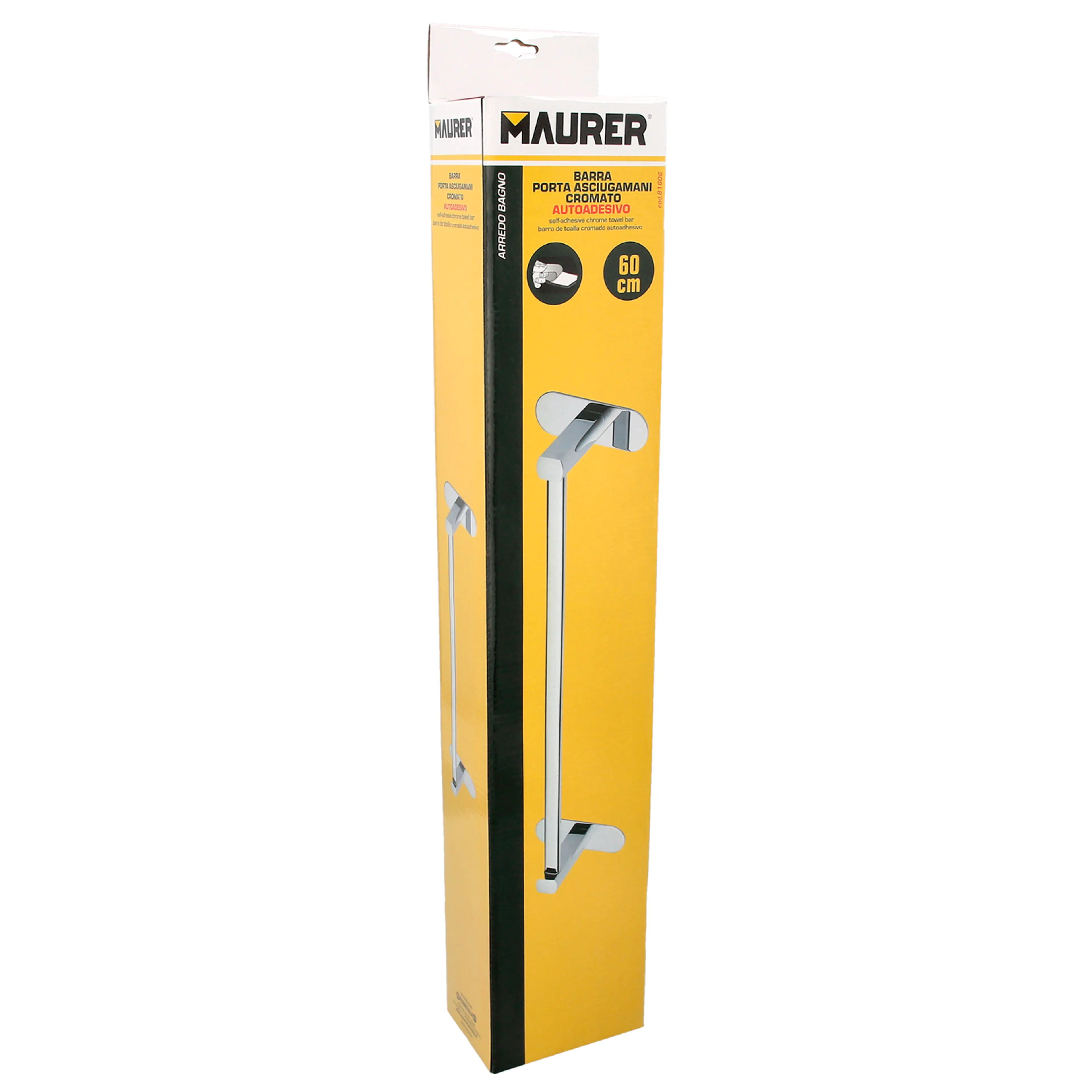 TOALLERO MAURER BARRA INOX ADHESIVO