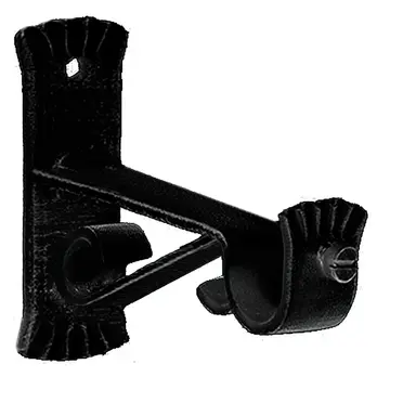 SOPORTE FORJA Ø 20 MM. CARACOL NEGR