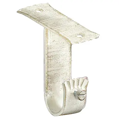 SOPORTE TECHO FORJA Ø 20 MM. MARFIL