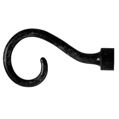 TERMINAL FORJA IBIZA Ø 20 MM. NEGRO