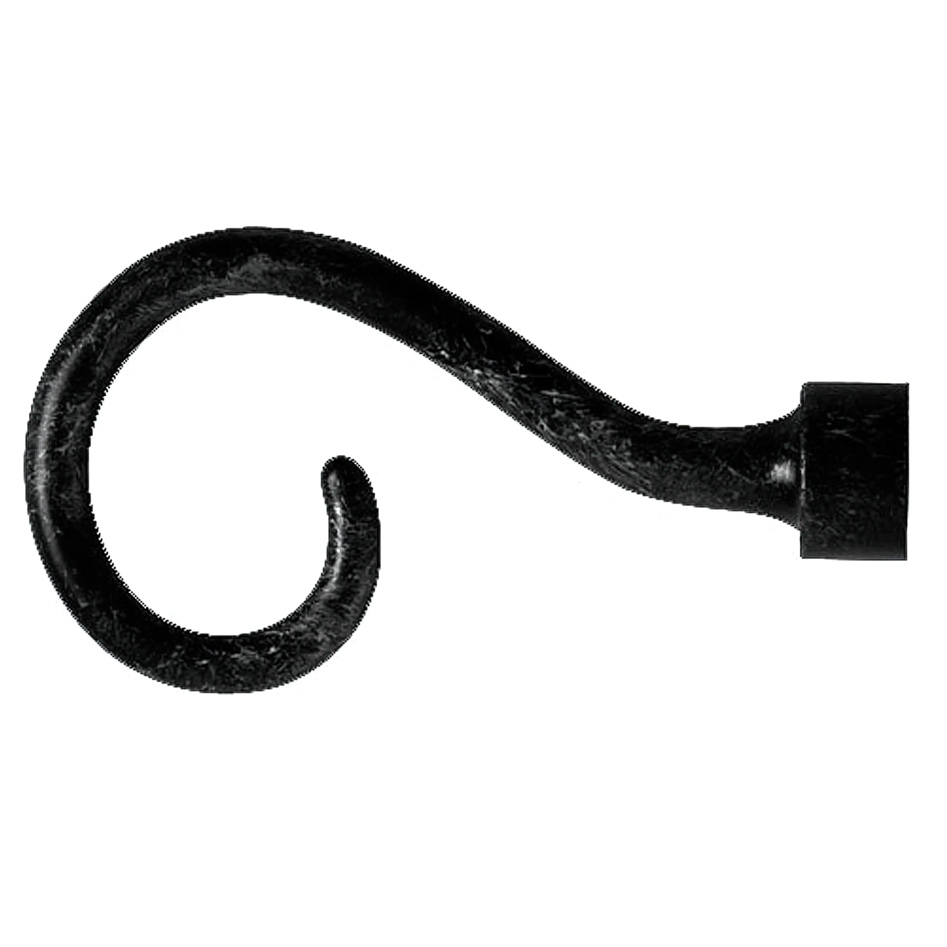 TERMINAL FORJA IBIZA Ø 20 MM. NEGRO