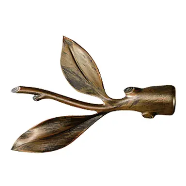 TERMINAL FORJA RAMAS Ø 20 MM. NEGRO