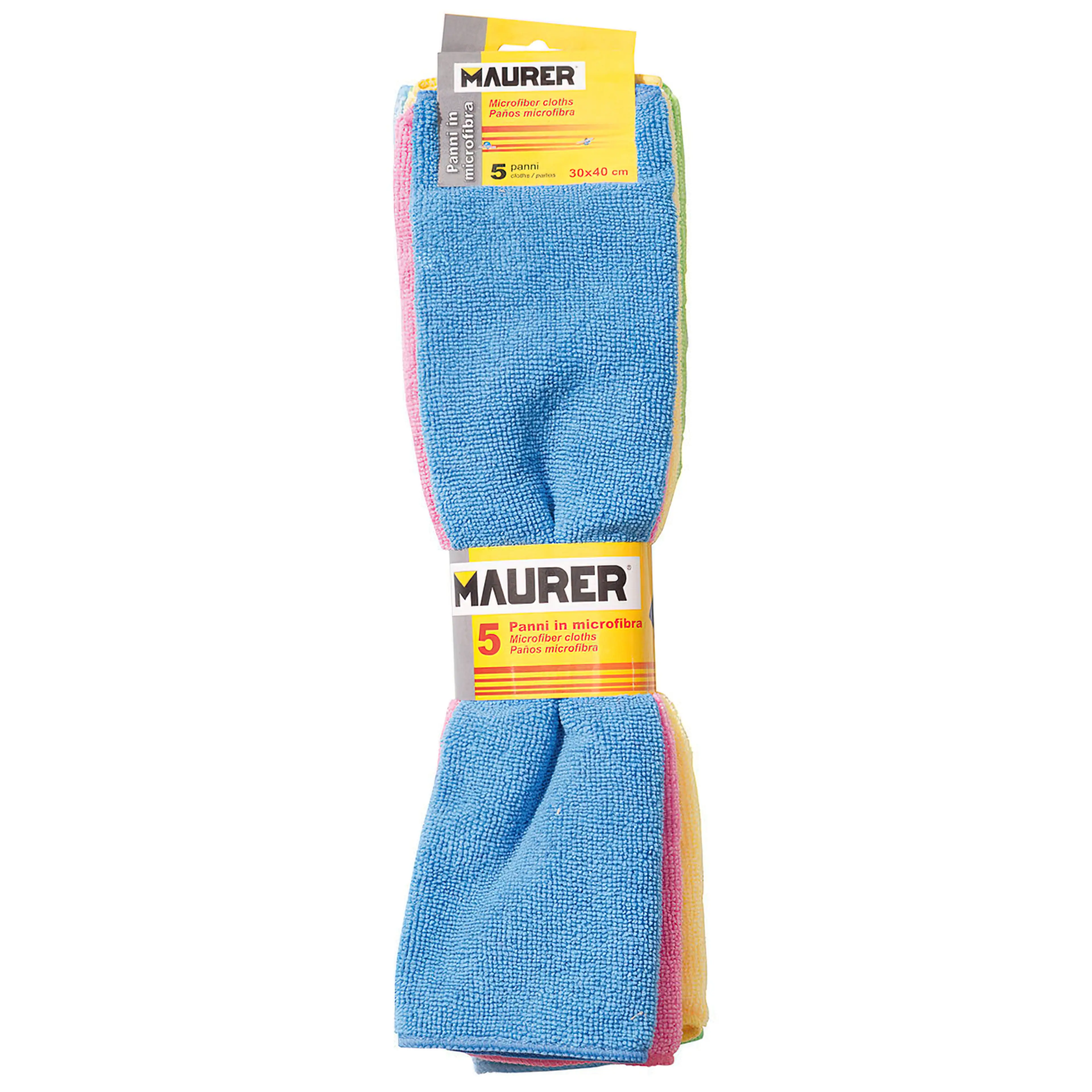 PAÑO MICROFIBRA 30X40 CM. (PACK 5 U