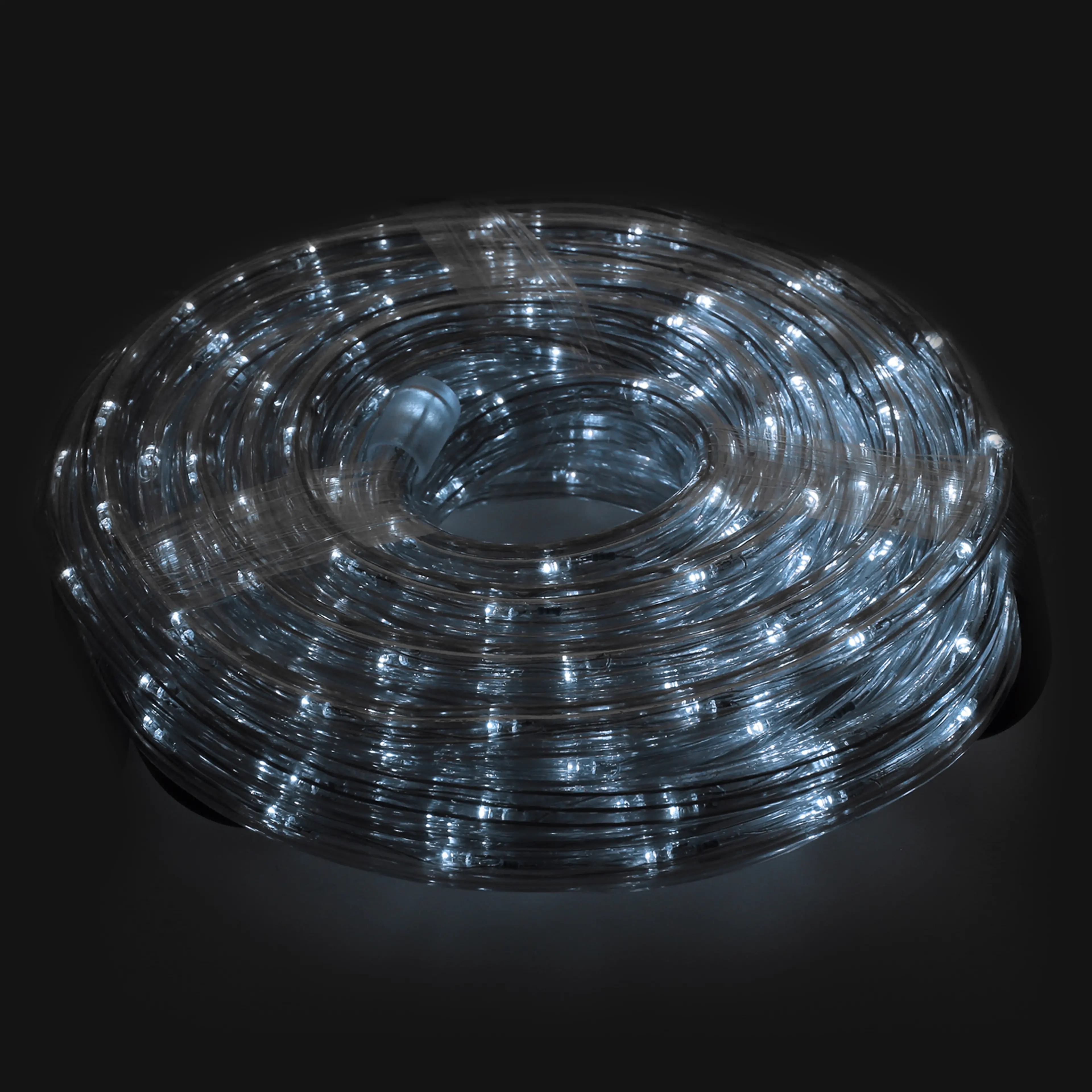 LUCES NAVIDAD TUBO LUZ BLANCA FRIA 