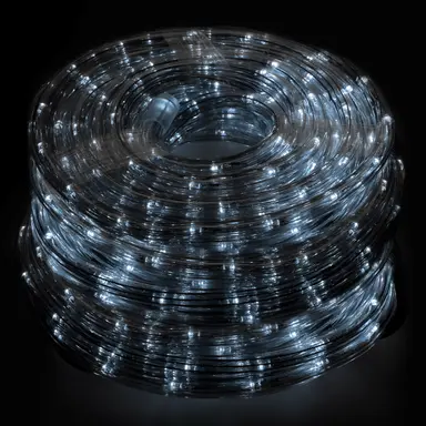 LUCES NAVIDAD TUBO LUZ BLANCA FRIA 