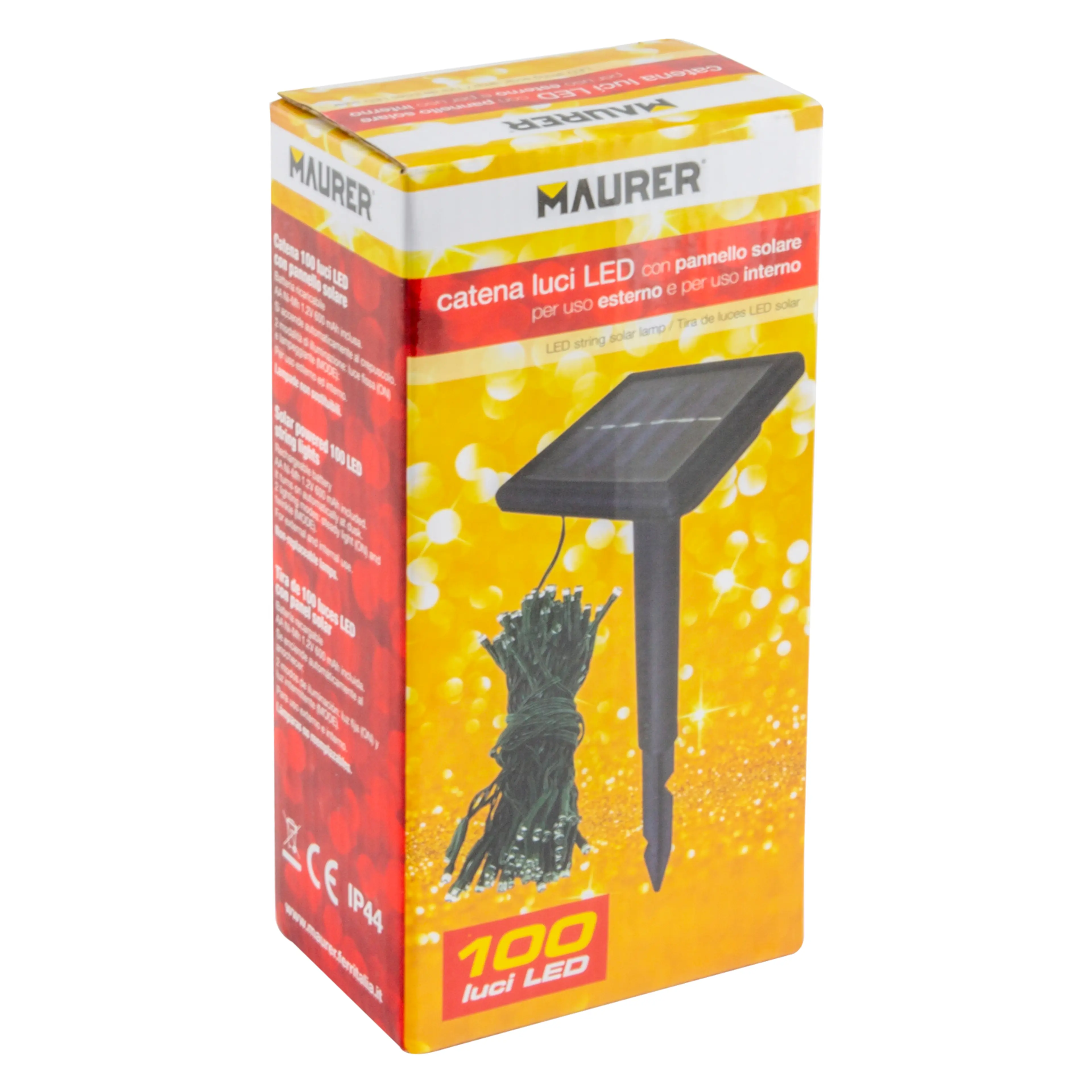 LUCES NAVIDAD SOLAR 100 LEDS LUZ BL