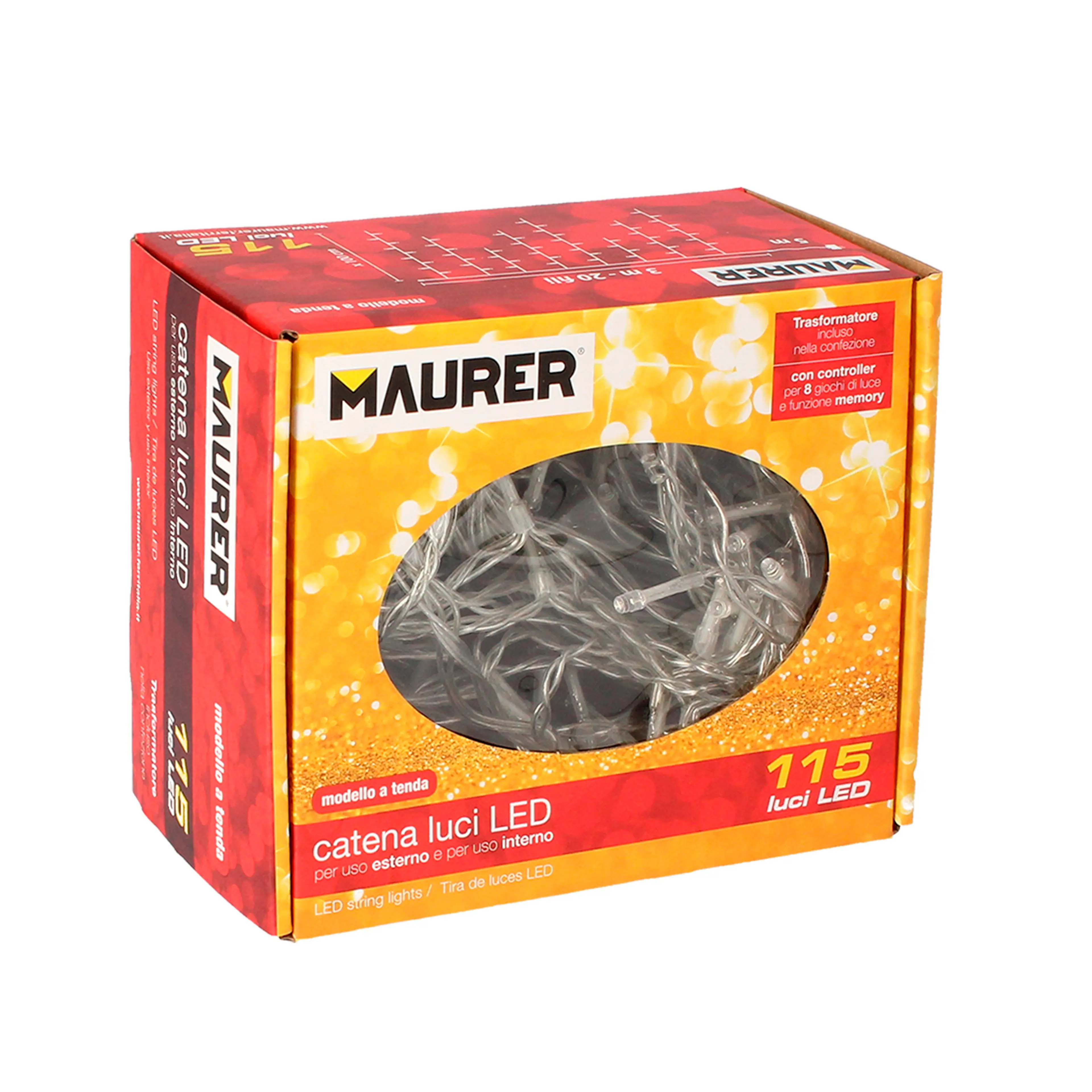 LUCES NAVIDAD CORTINA 3X1 METROS 11