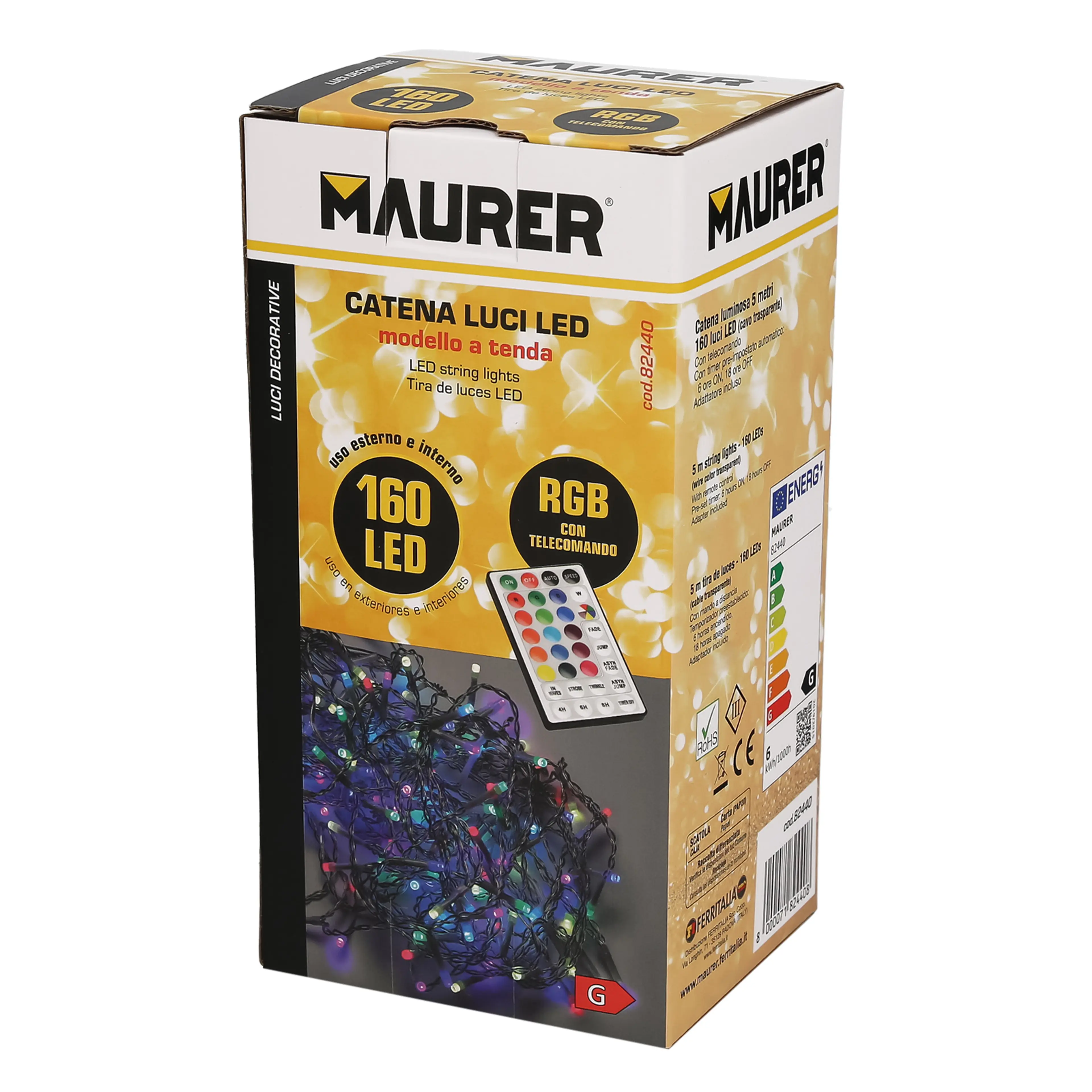 LUCES NAVIDAD REGULABLES CORTINA 5X