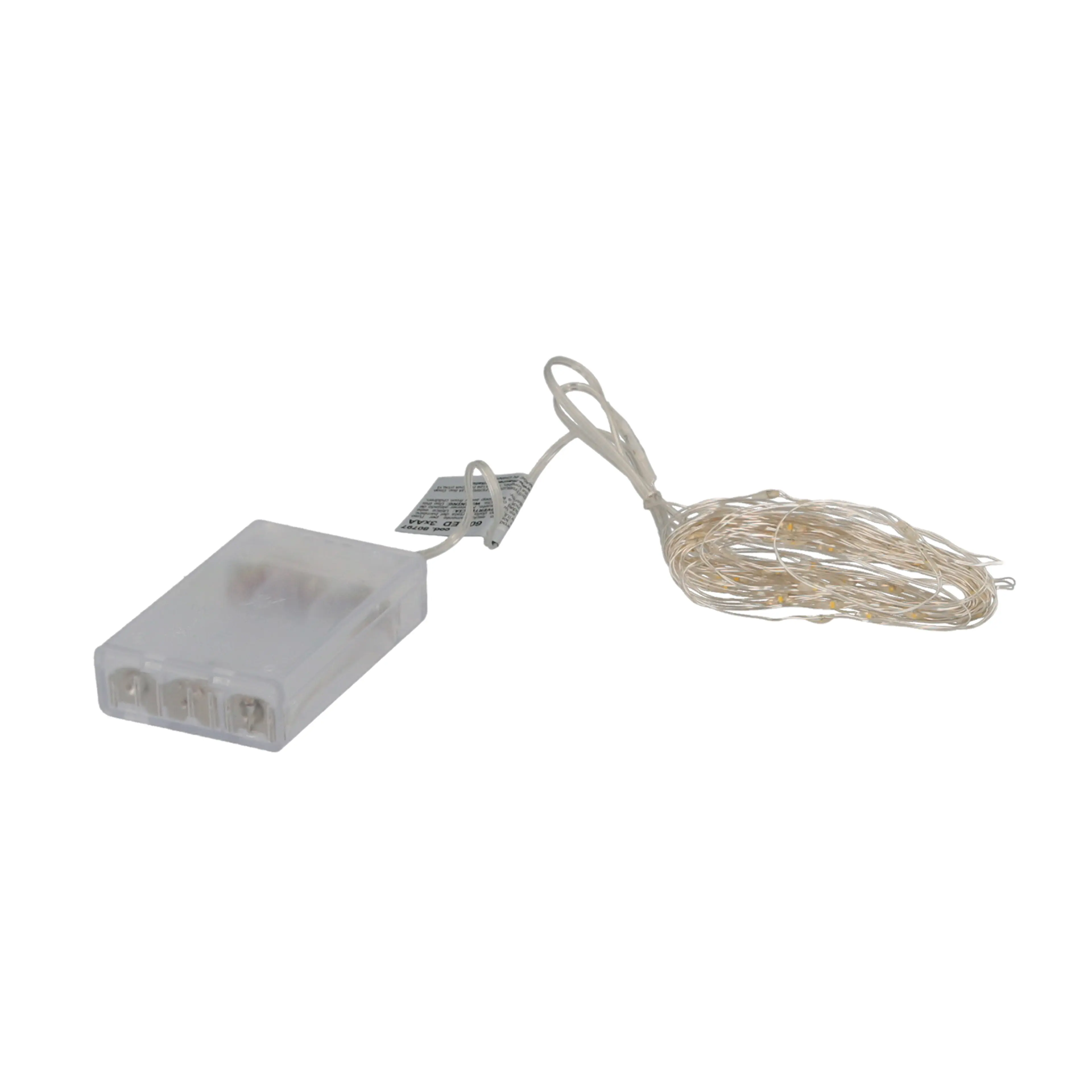 LUCES NAVIDAD MICROLED 60 LEDS COLO