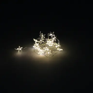 LUCES NAVIDAD ESTRELLAS 20 LEDS COL