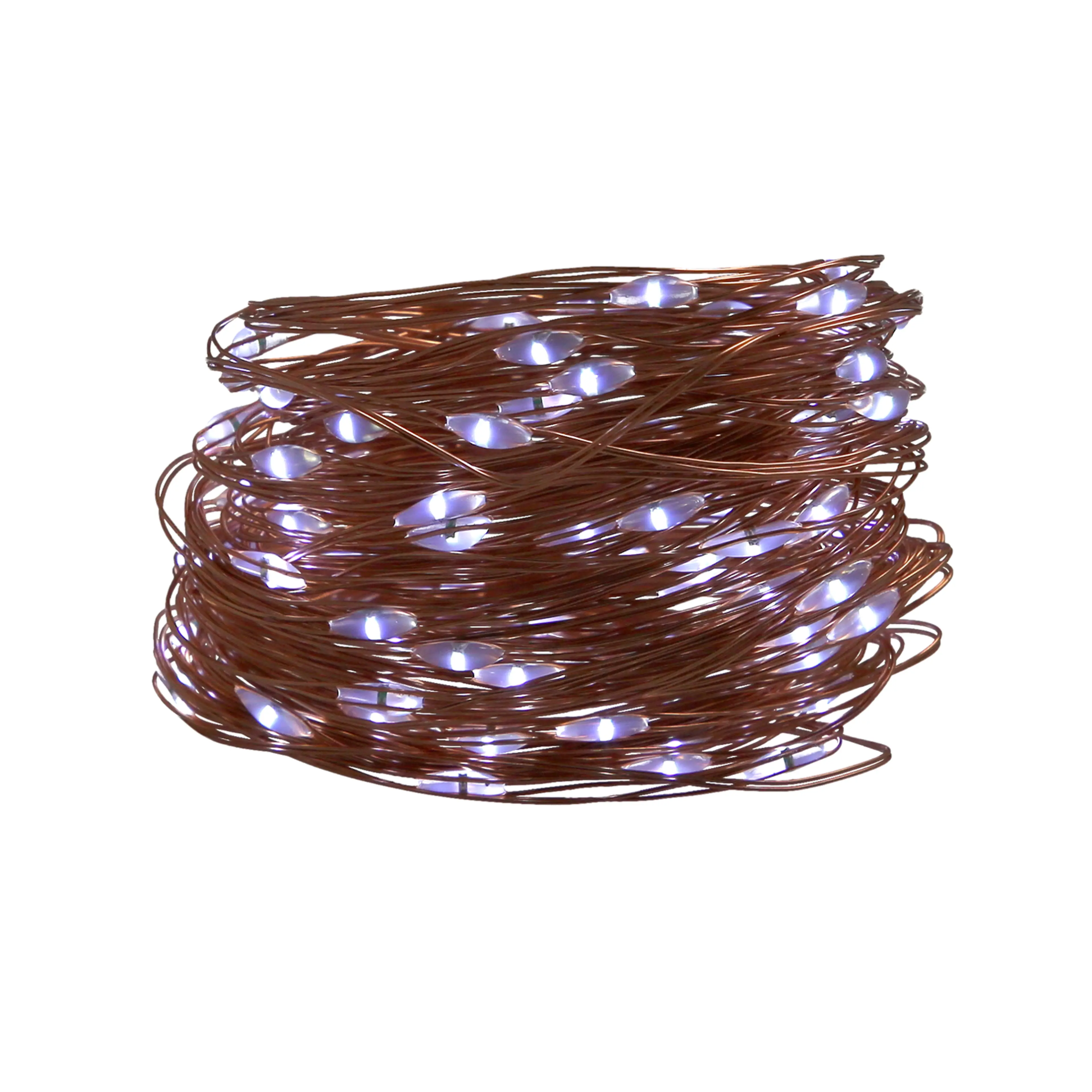 LUCES NAVIDAD 100 MICROLEDS BLANCO 