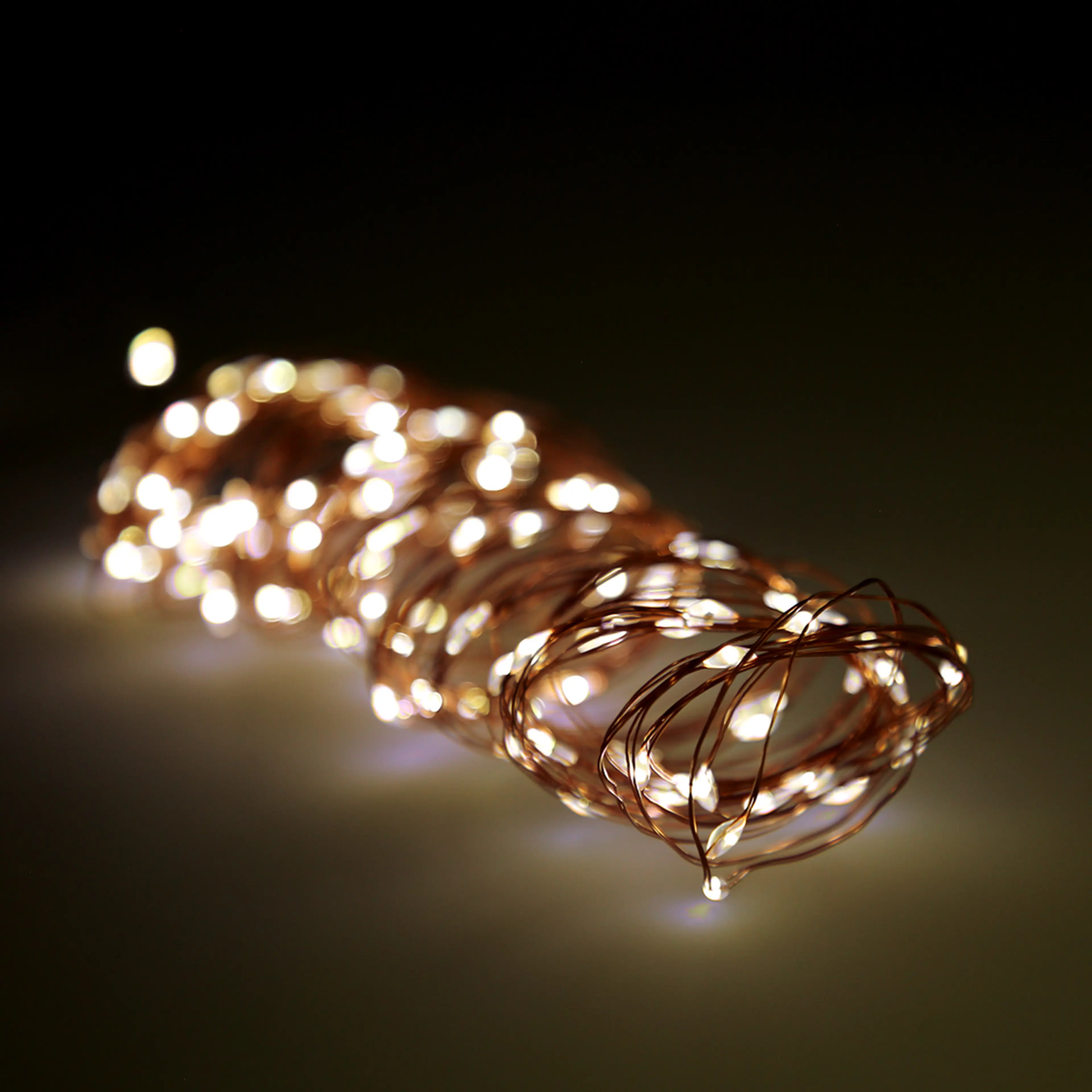 LUCES NAVIDAD 100 MICROLEDS BLANCO 