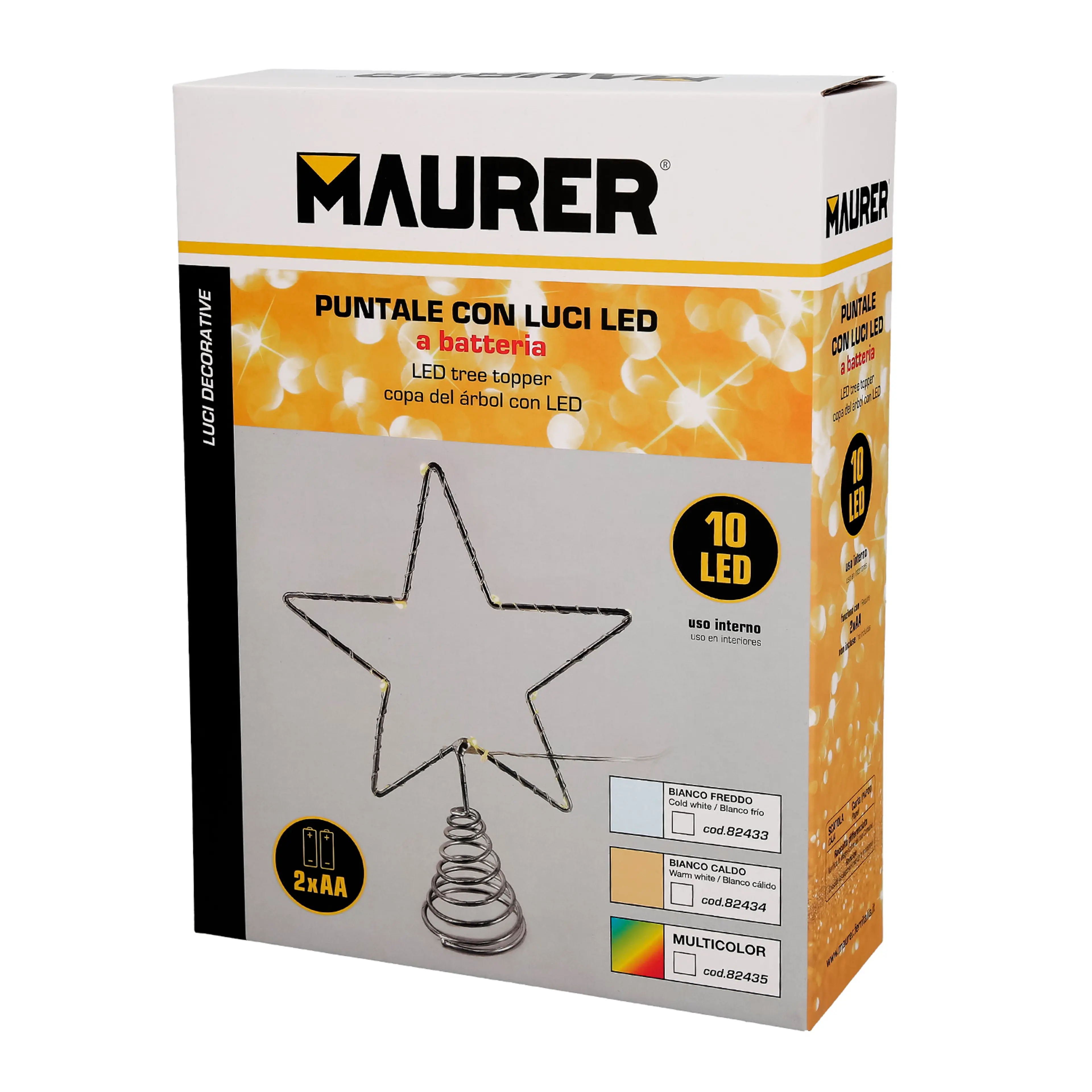 LUCES NAVIDAD ESTRELLA ARBOL NAVIDA