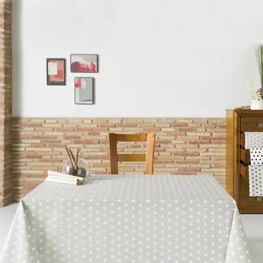 MANTEL ANTIMANCHAS TEXTIL PUNTINI B