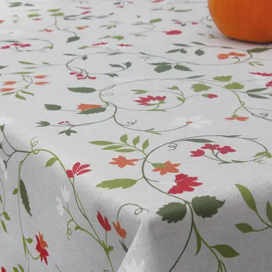 MANTEL ANTIMANCHAS TEXTIL FLORAL RO