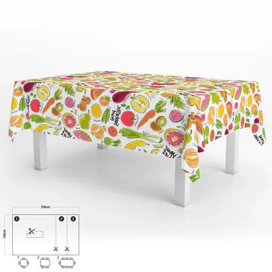 MANTEL ANTIMANCHAS HULE RECTANGULAR