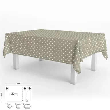 MANTEL ANTIMANCHAS HULE RECTANGULAR