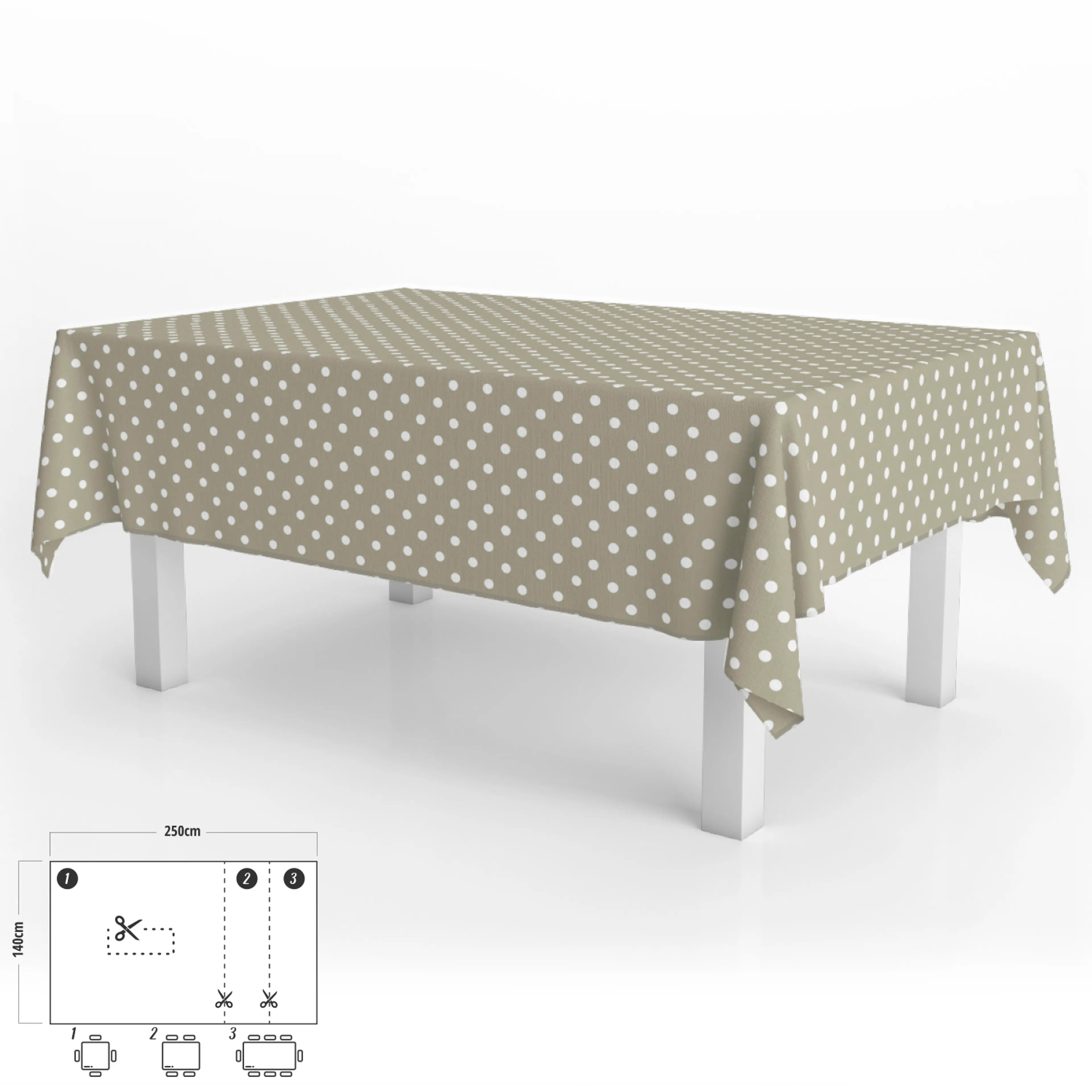 MANTEL ANTIMANCHAS HULE RECTANGULAR