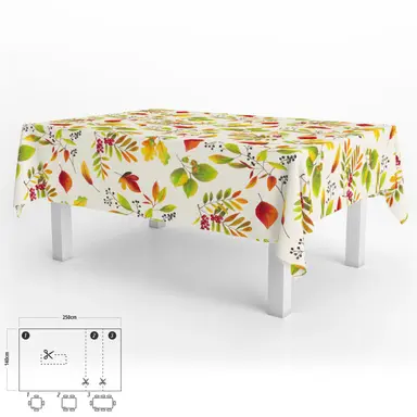 MANTEL ANTIMANCHAS HULE RECTANGULAR