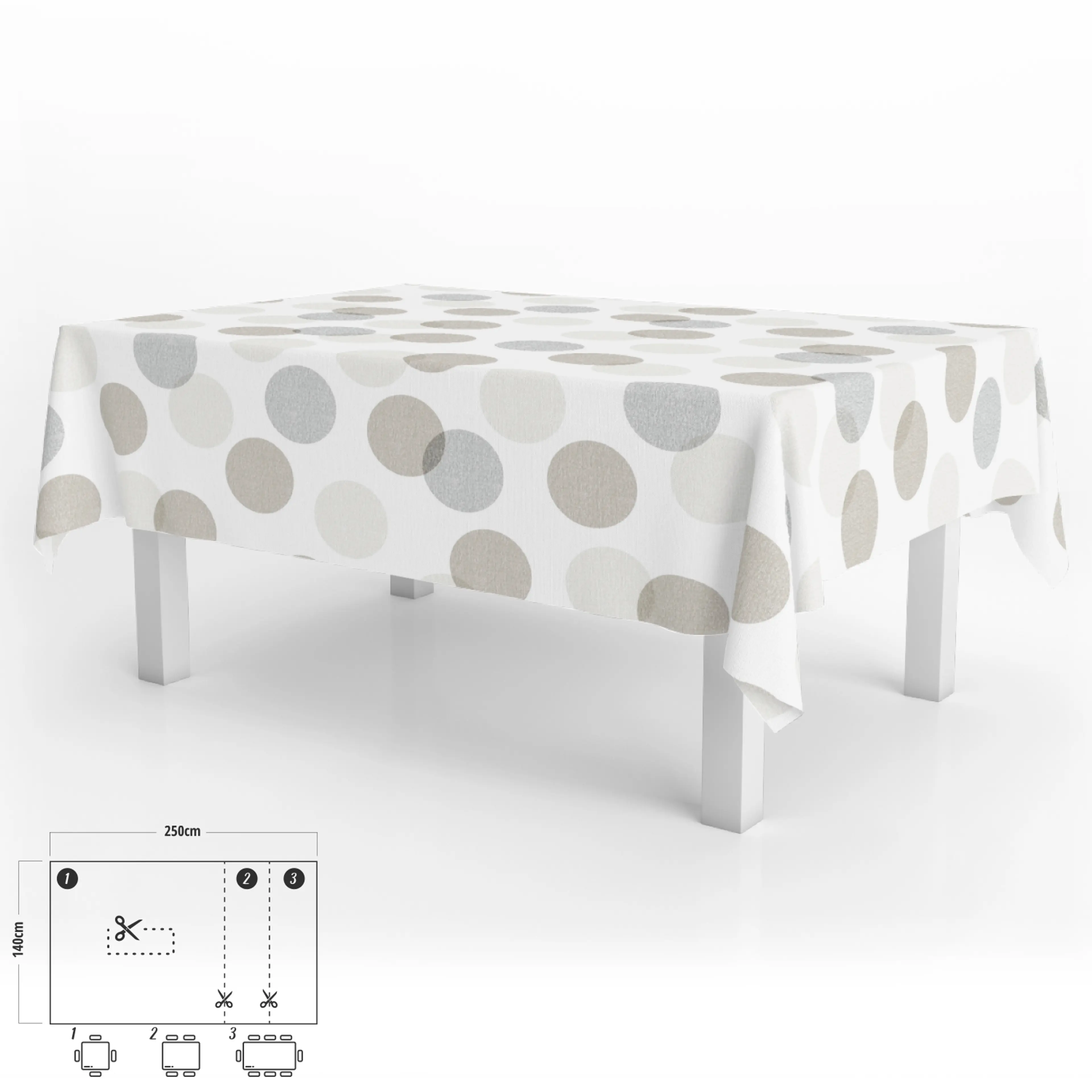 MANTEL ANTIMANCHAS HULE RECTANGULAR